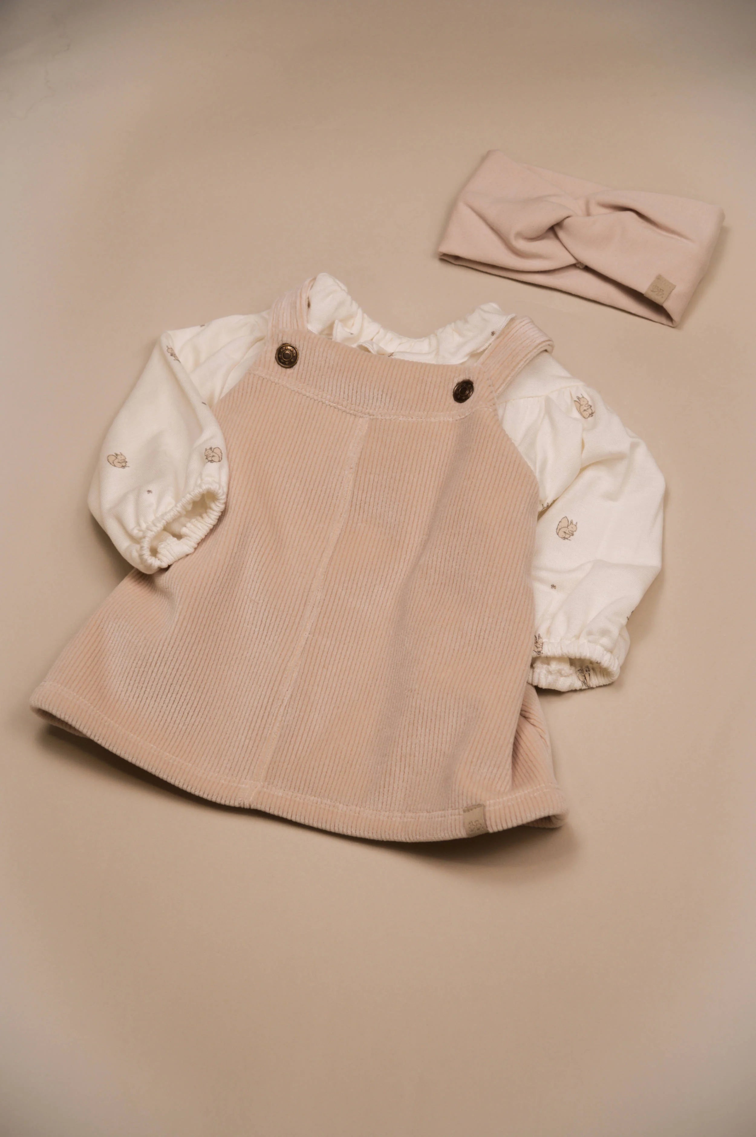 Vestito Salopette Bimba - VINTAGE PINK 341 - Be Brave Boutique