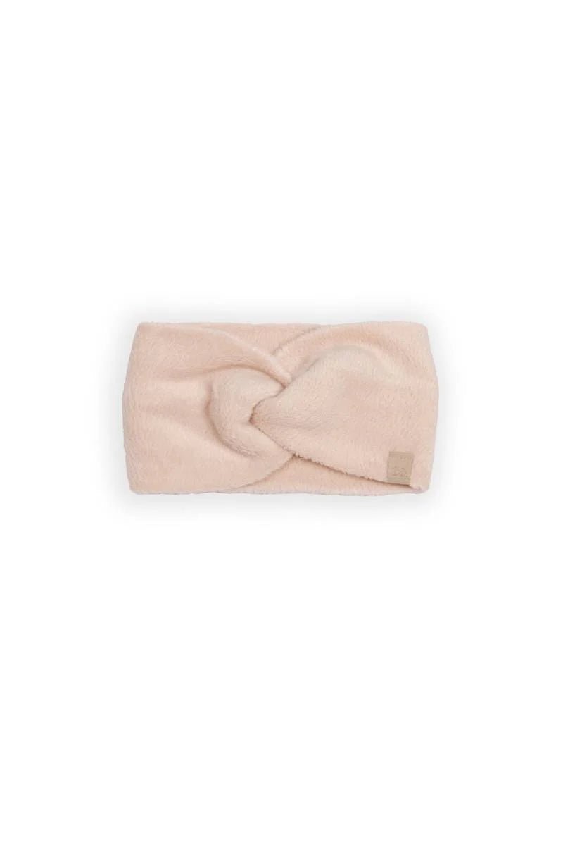 Fascia capelli e scalda orecchie teddy - VINTAGE PINK 341 - Be Brave Boutique