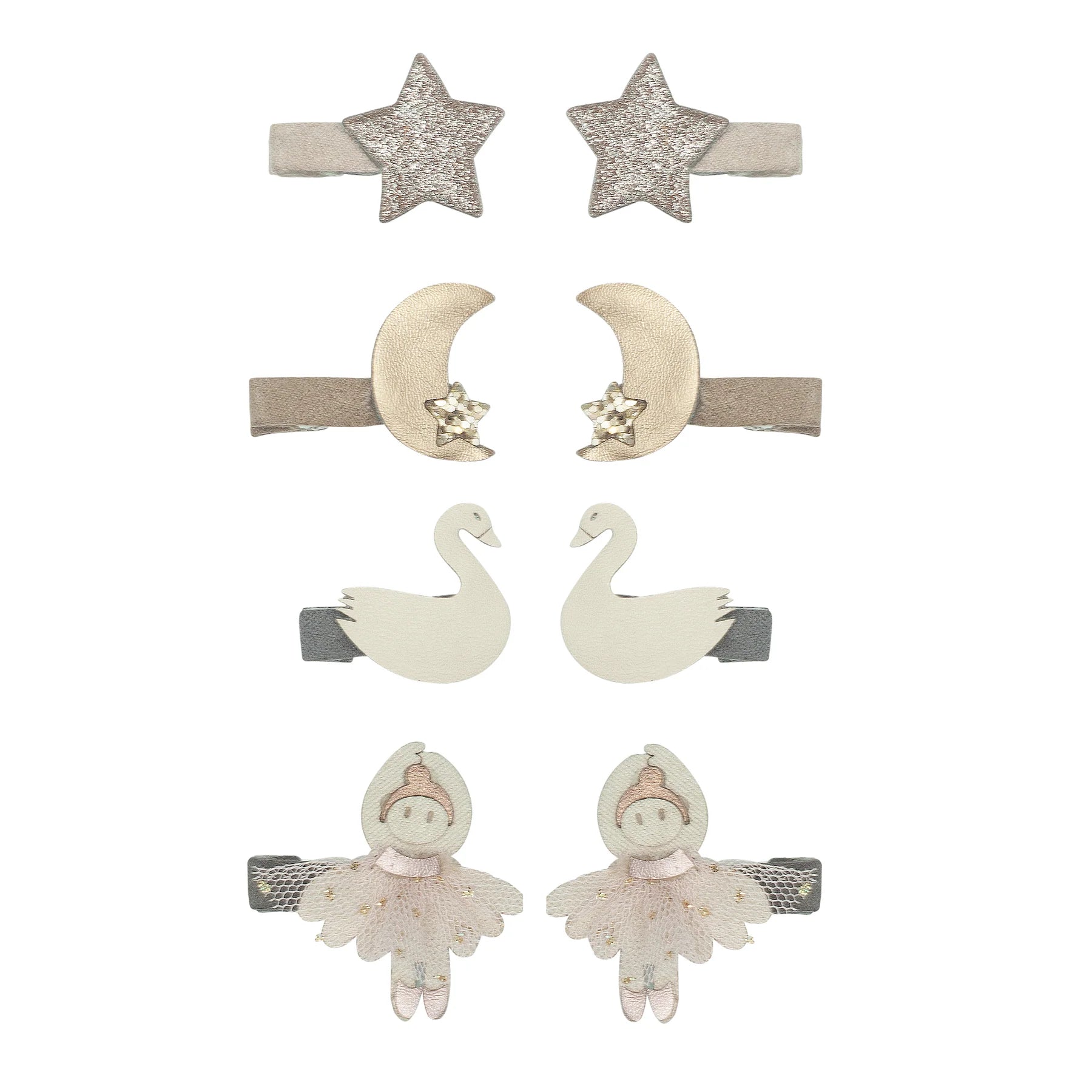 Mini Clip Ballerina e Cigno - Be Brave Boutique