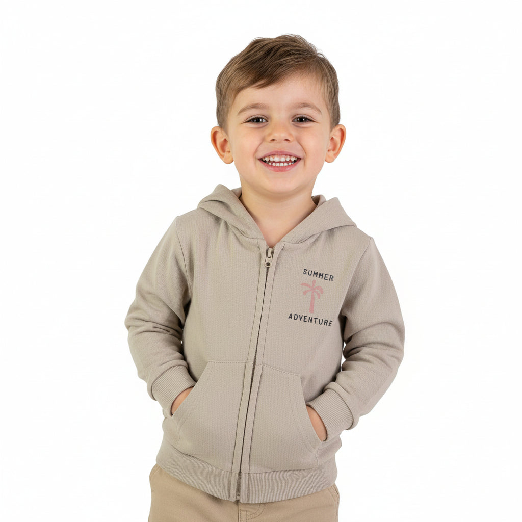 Felpa per bambino estiva con cappuccio