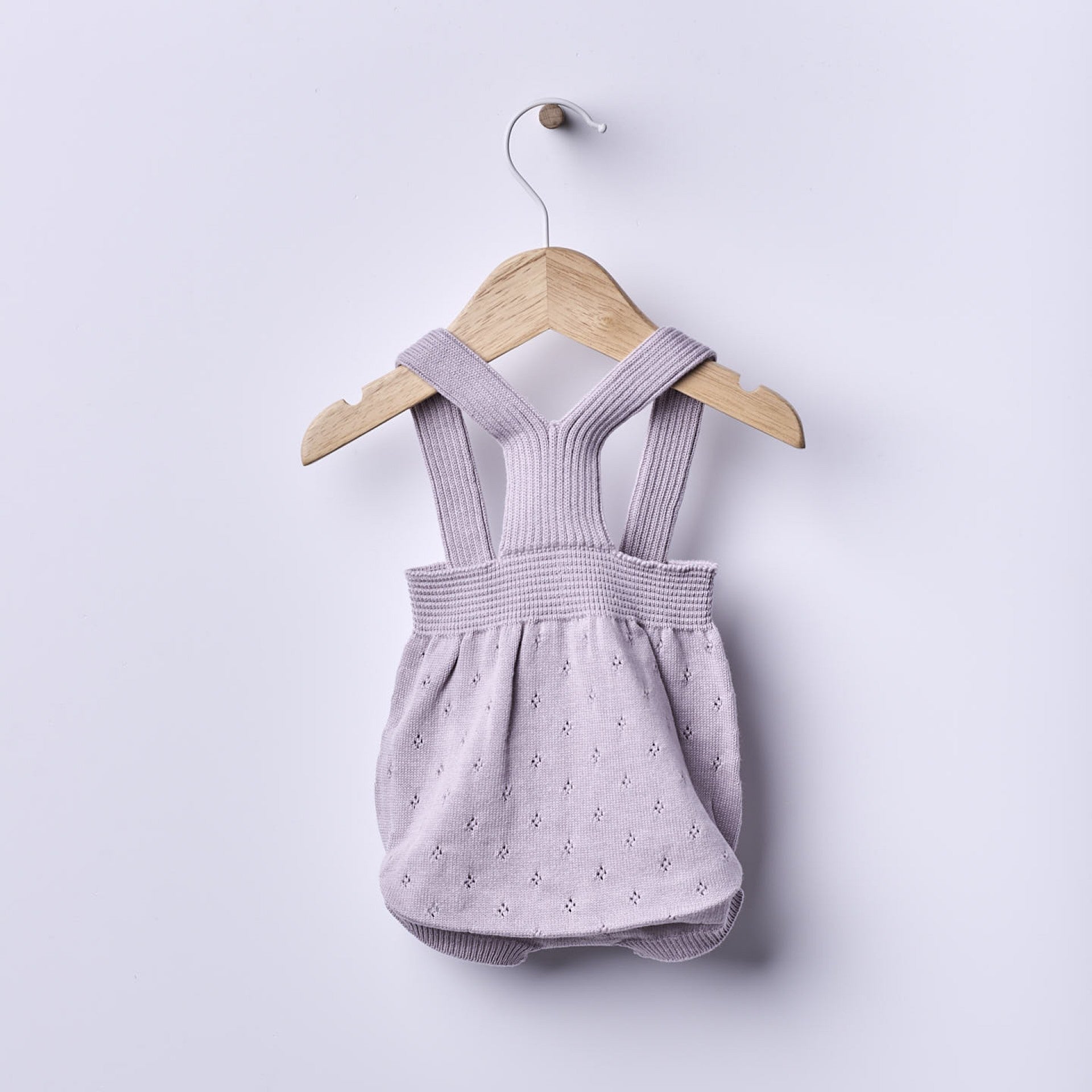 Pagliaccetto in cotone organico Lilac - Be Brave Boutique