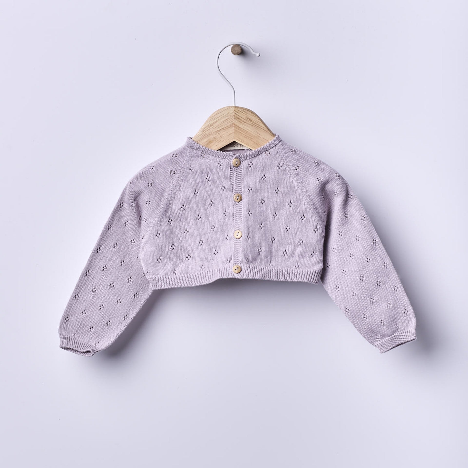 Bolero in Cotone Biologico Lilac – BREEZE - Be Brave Boutique