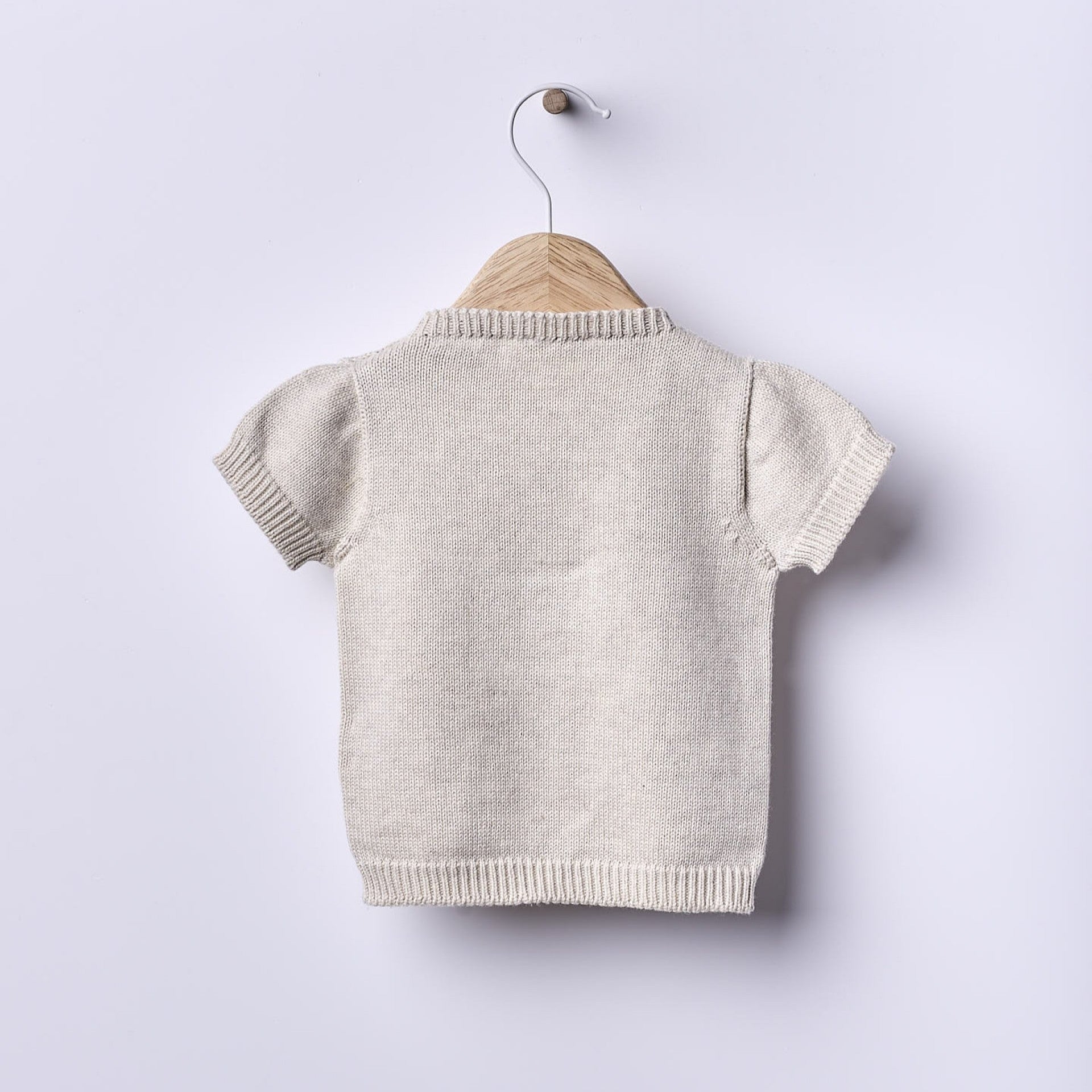 Maglioncino a Maniche Corte in Cotone Biologico – NAVY CODE - Be Brave Boutique