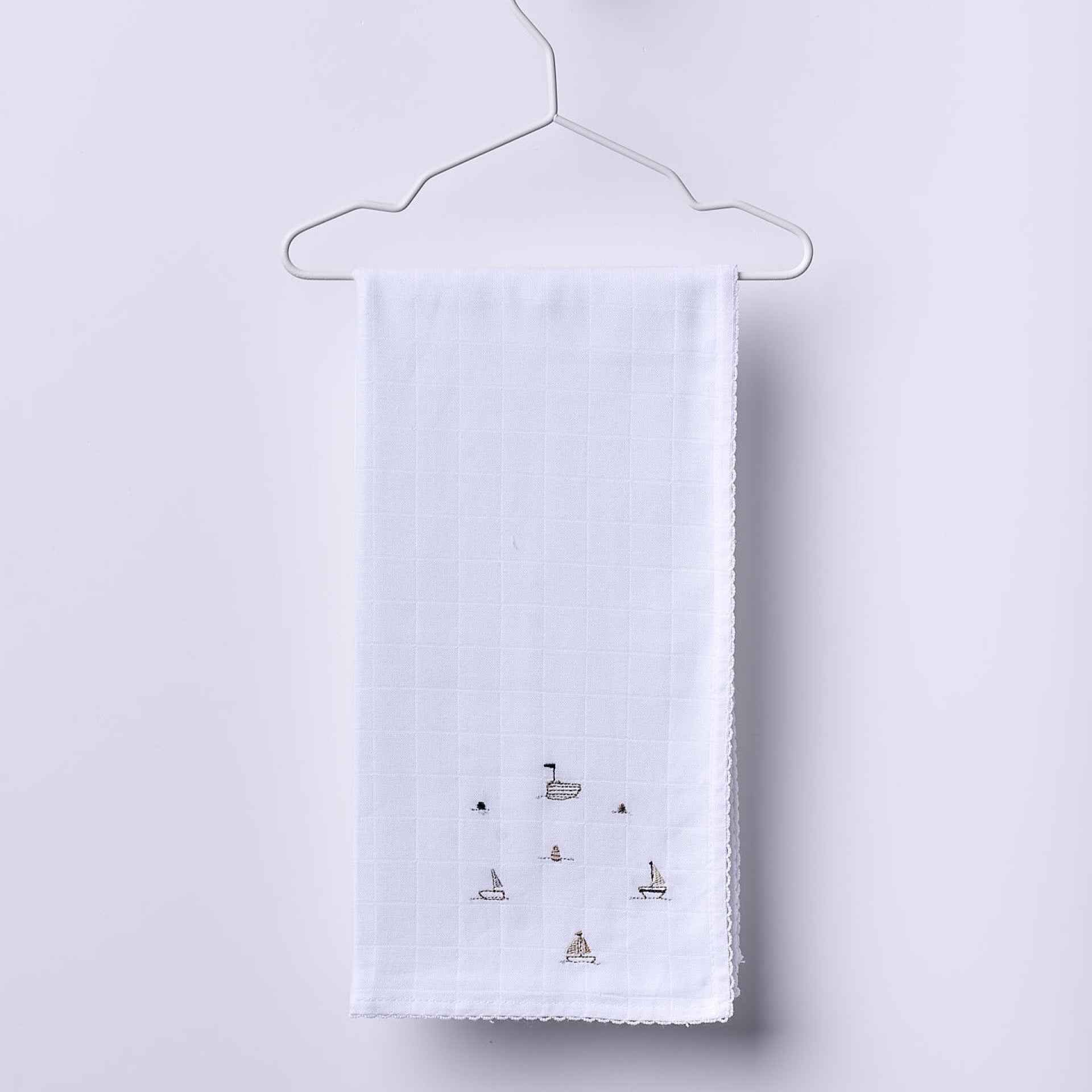 Wedoble Mussola in Cotone Ricamata Barchette - Be Brave Boutique