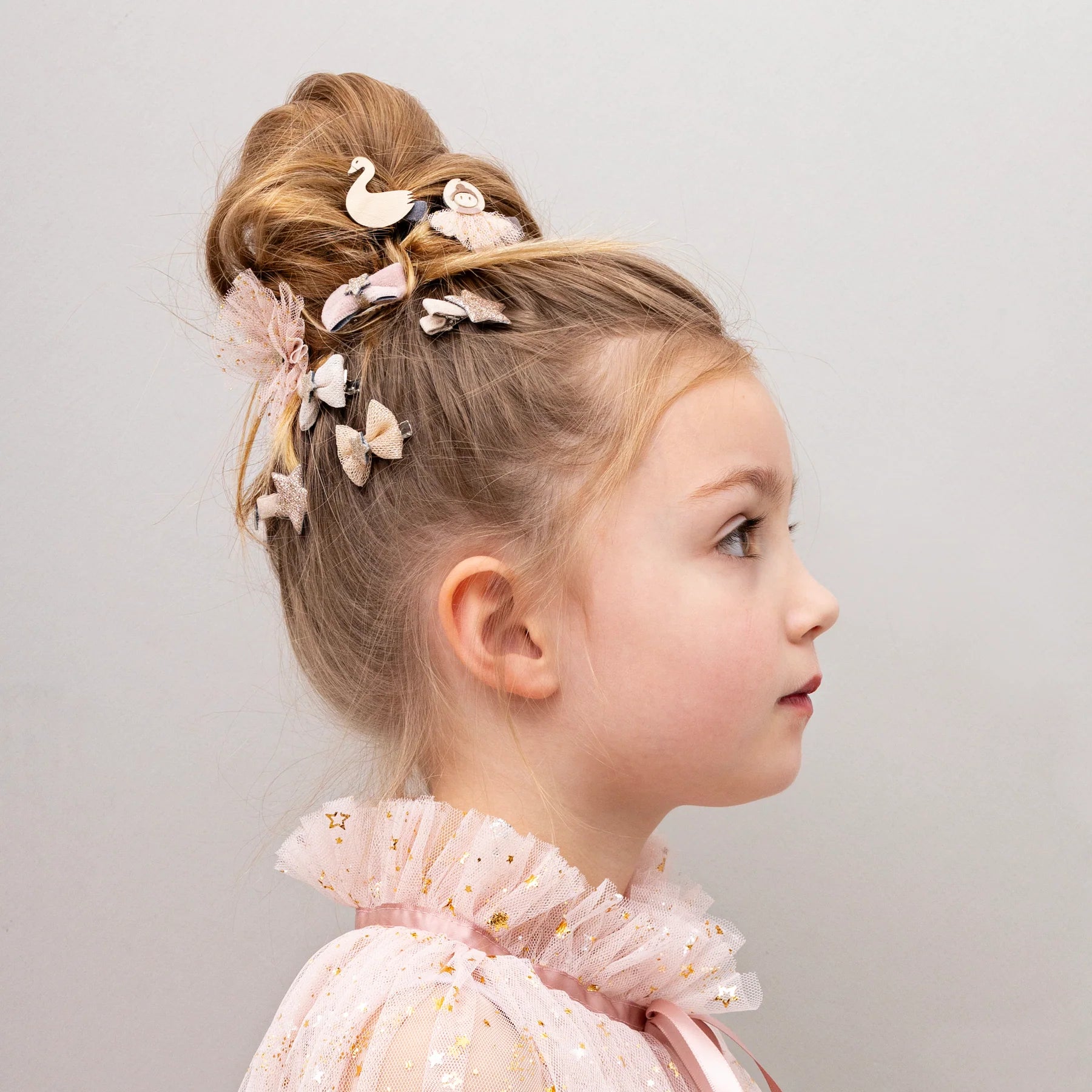 Mini Clip Ballerina e Cigno - Be Brave Boutique
