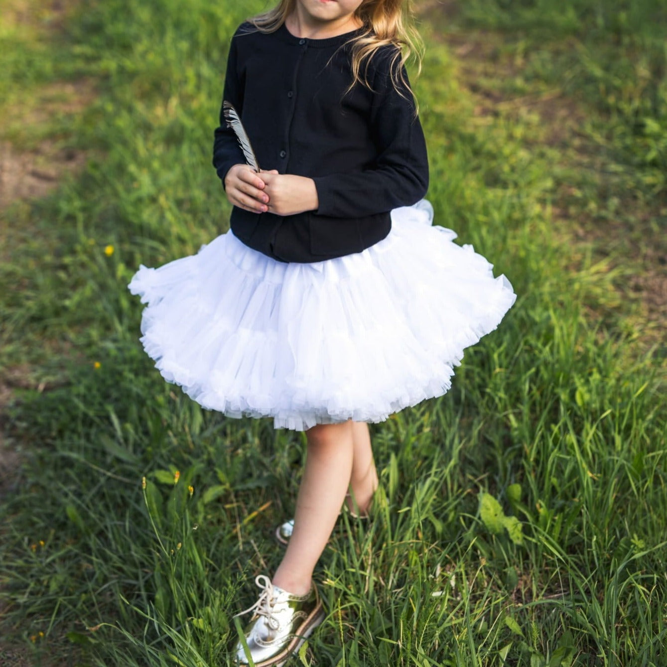 Gonna Ampia in Tulle White - Be Brave Boutique