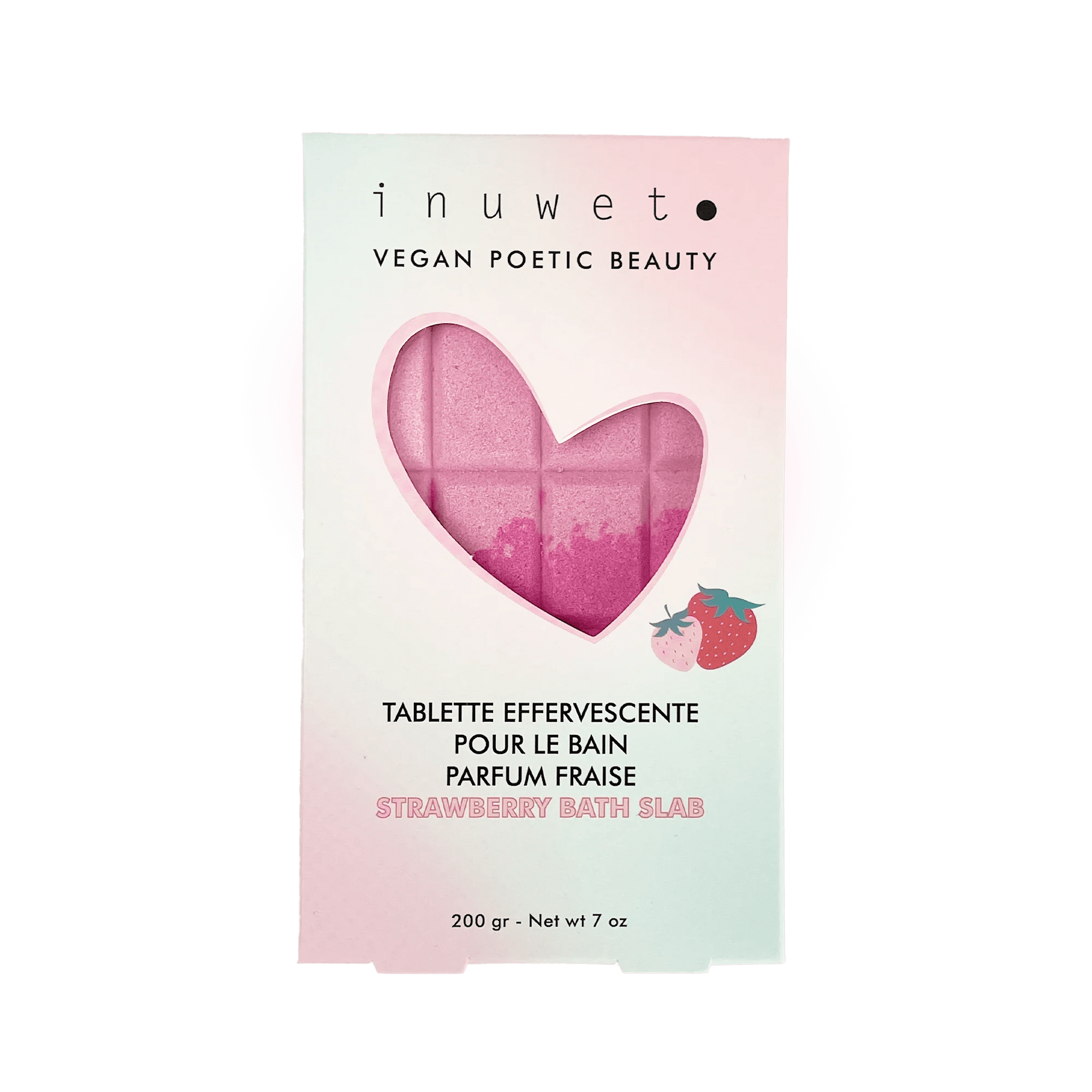 Pastiglia alla fragola effervescente, per il bagno - 200 g - Be Brave Boutique