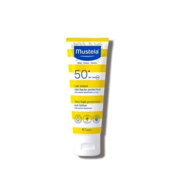 Spray latte solare SPF50 200ml + Latte doposole 125ml Mustela - Be Brave Boutique
