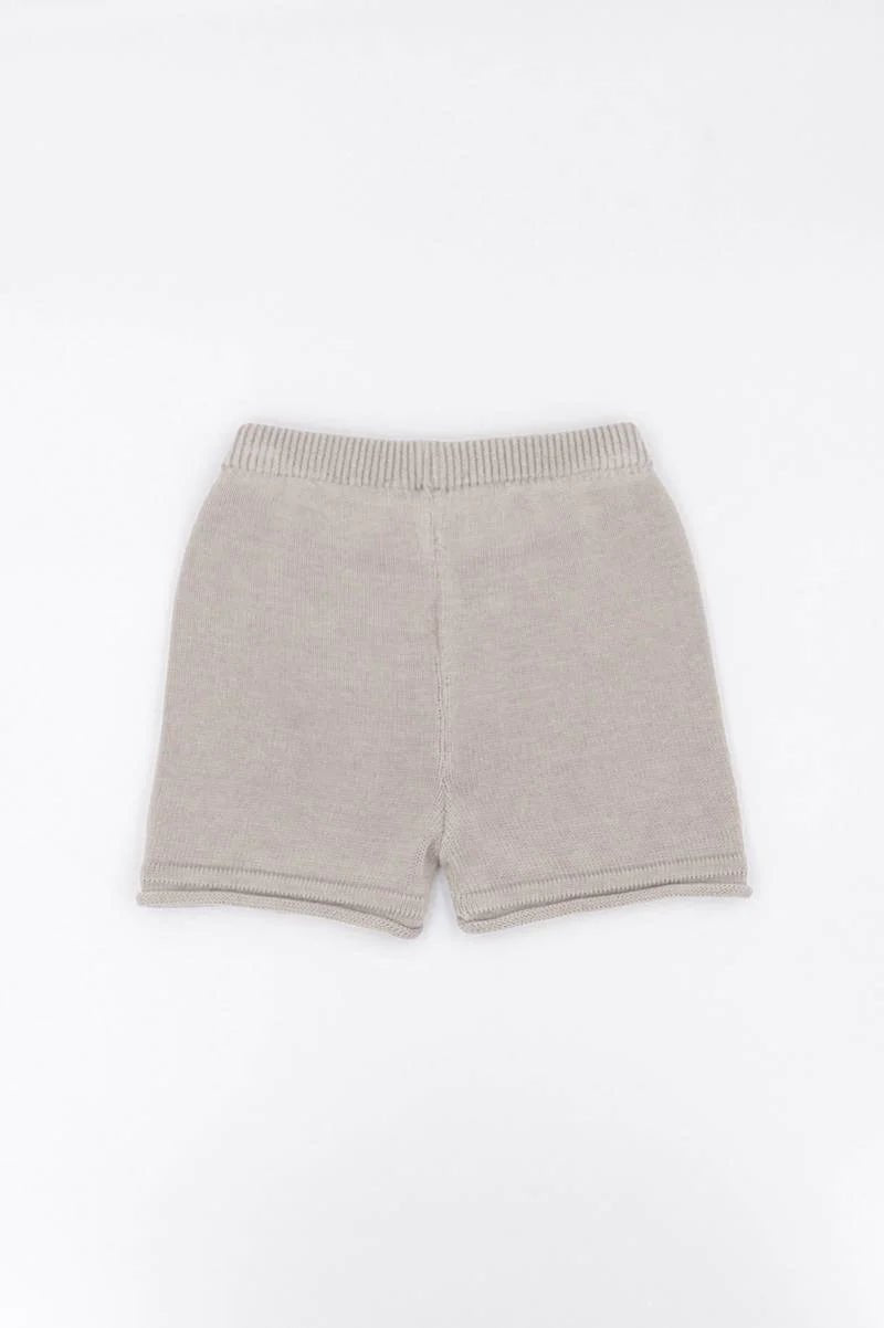 Pantalone Corto Knitted - CAMMELLO 33 - Be Brave Boutique