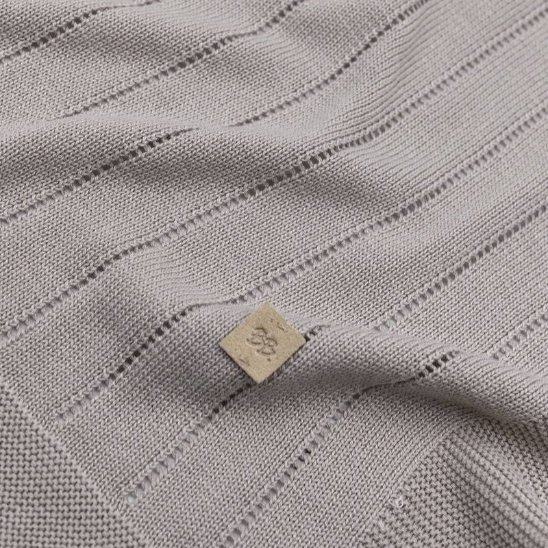 Copertina Righe Knitted - CAMMELLO 331 - Be Brave Boutique
