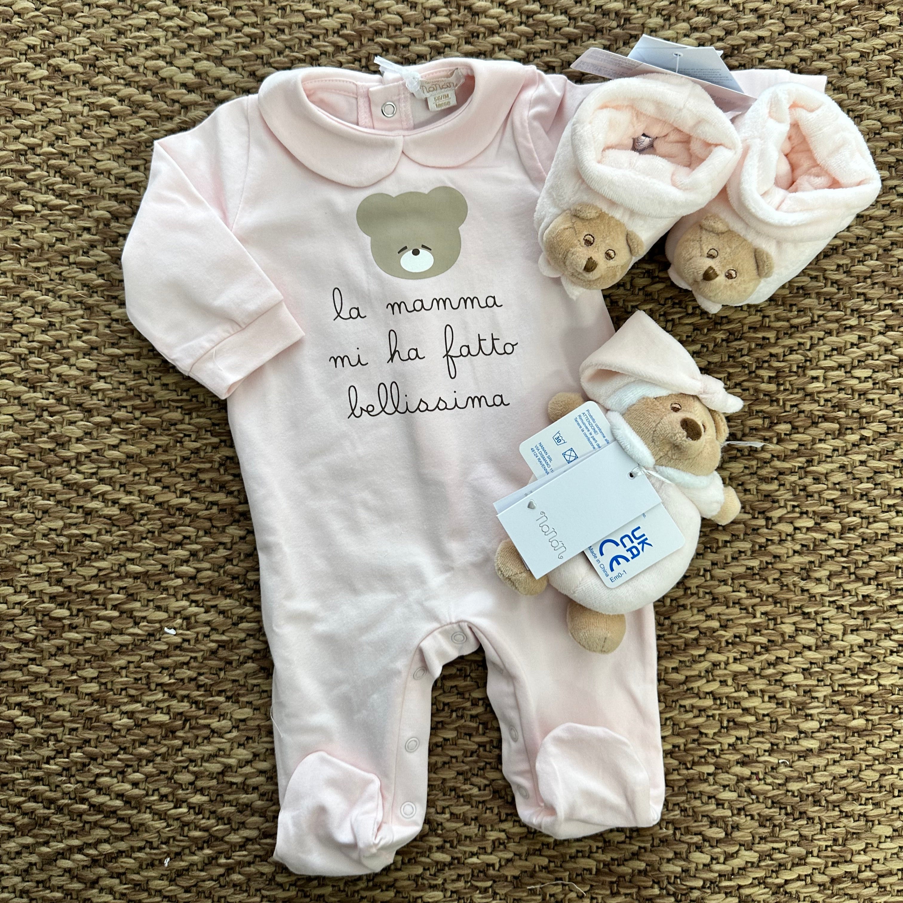 Nanan set regalo nascita 3 pezzi - Be Brave Boutique