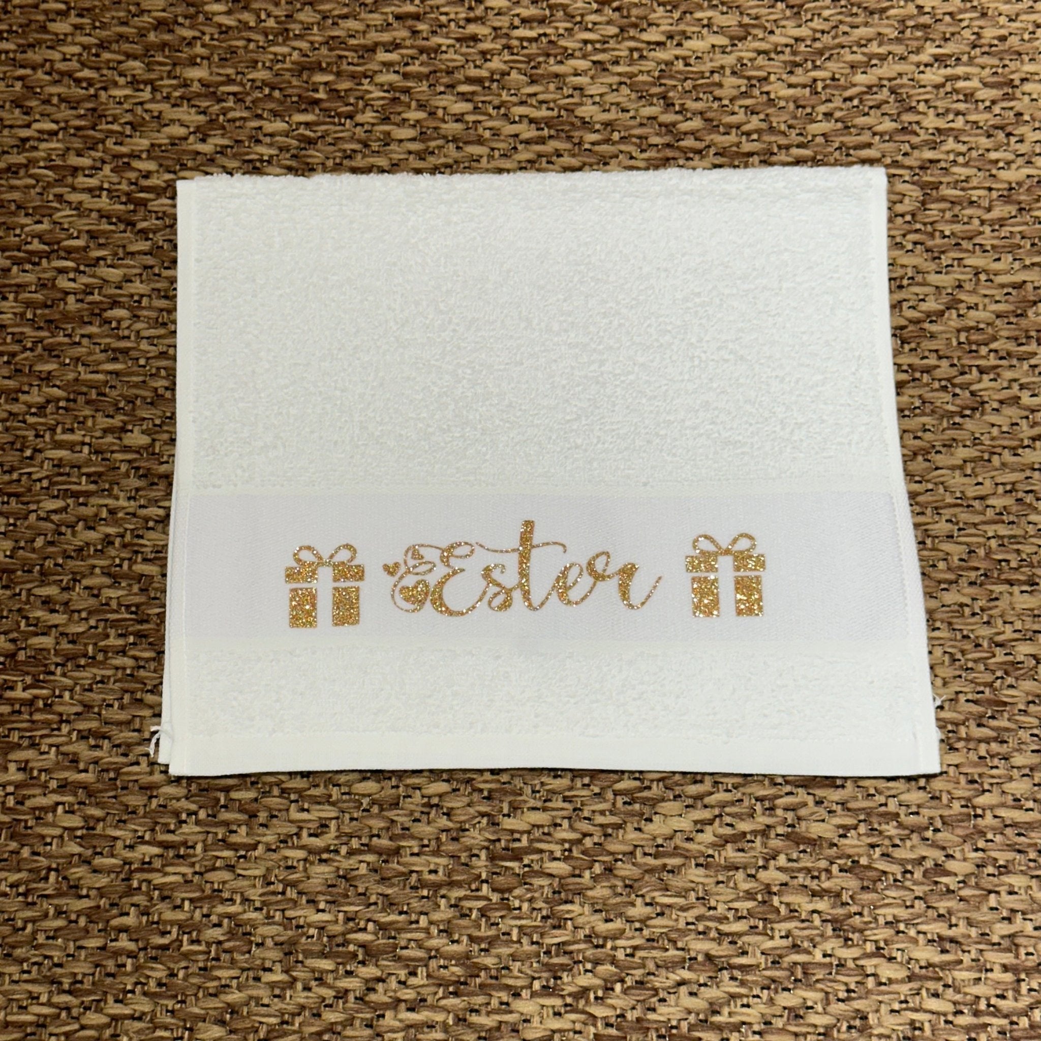 Asciugamani Natalizio personalizzato idea regalo Natale - Be Brave Boutique