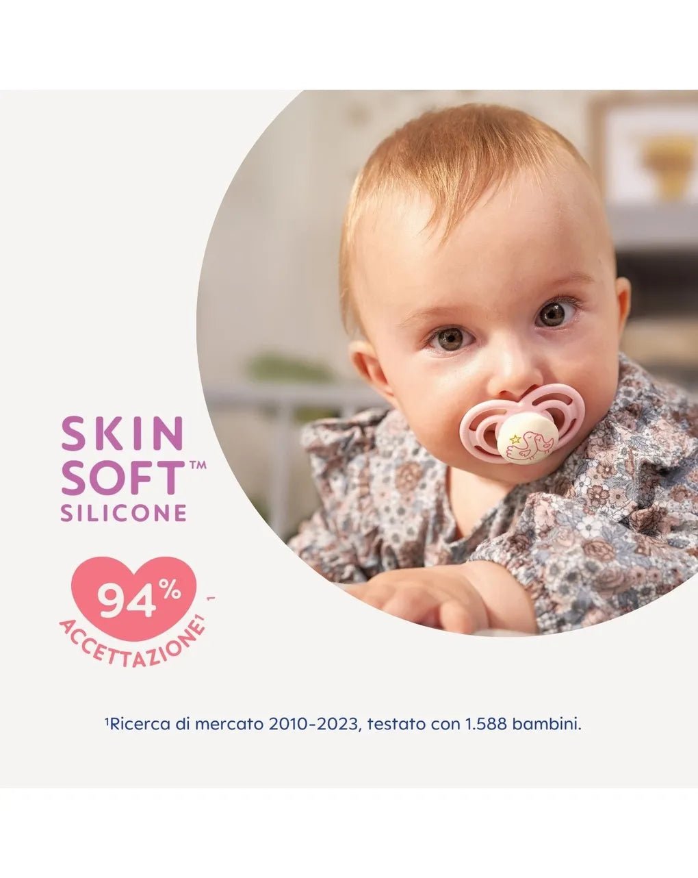 MAM ciuccio Comfort 3-12 mesi silicone 2 pz