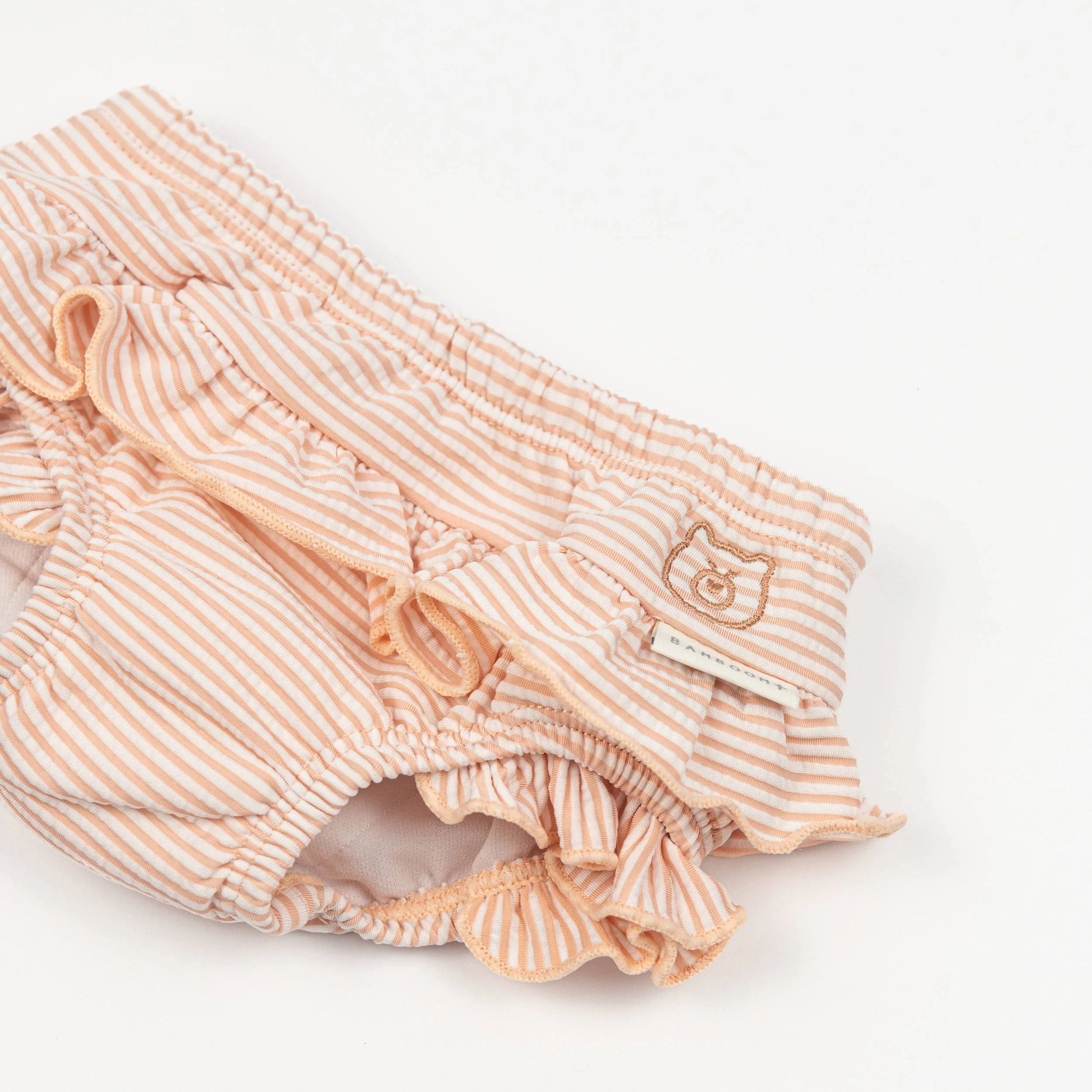 Costume contenitivo UV50+ resistente all'acqua - PINK STRIPES BEAR 435
