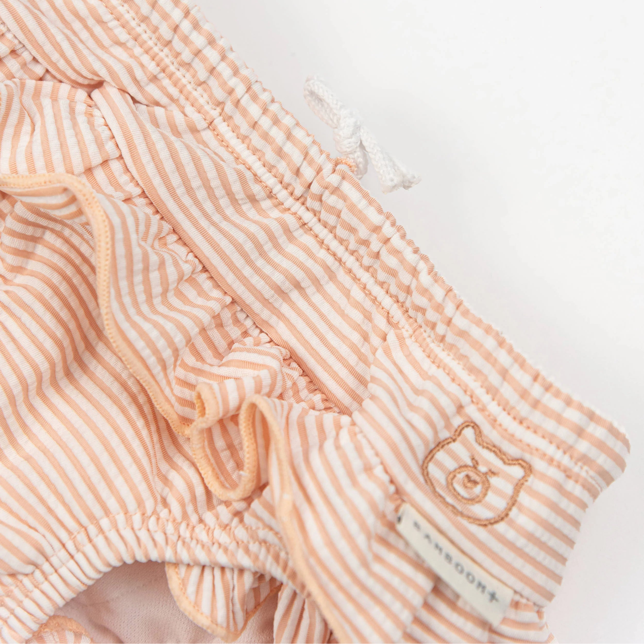 Costume contenitivo UV50+ resistente all'acqua - PINK STRIPES BEAR 435
