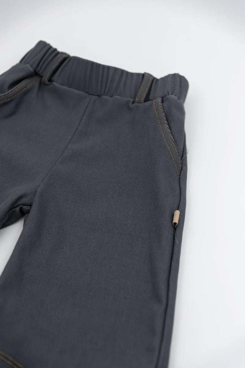 Pants Jeans palazzo - BLU 07 - Be Brave Boutique