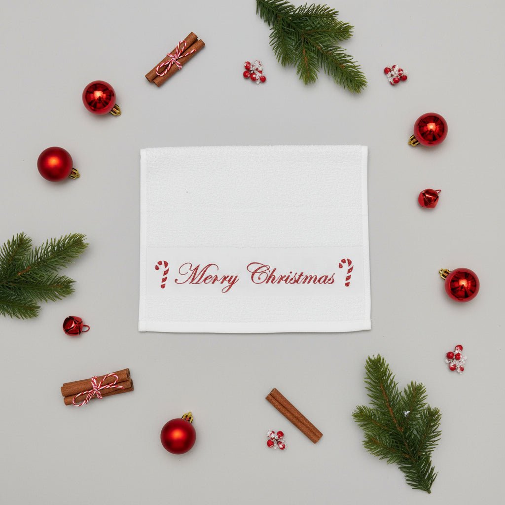 Asciugamani Natalizio personalizzato idea regalo Natale - Be Brave Boutique