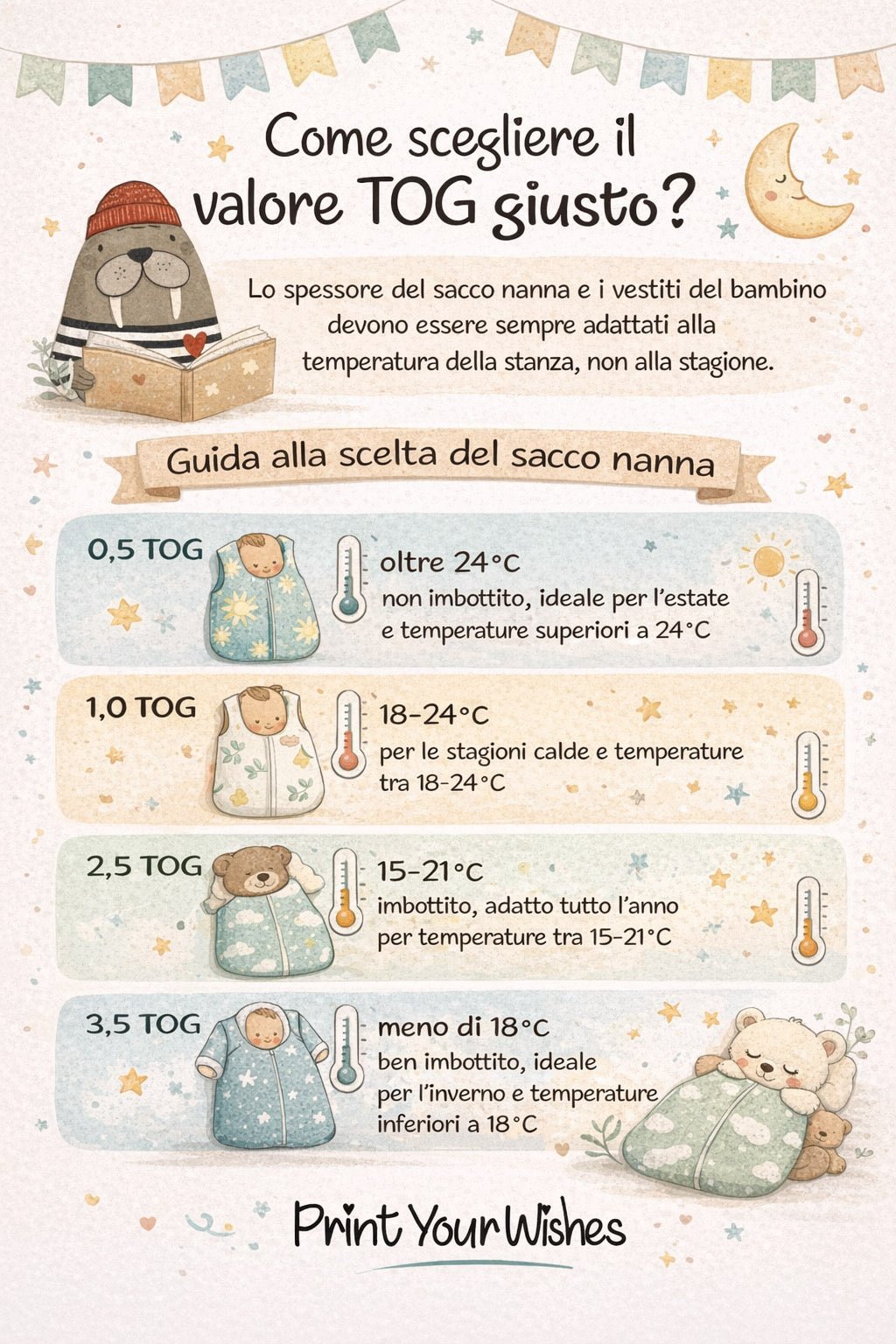 Sacco nanna combi 6-36M - TOG 2.2 - BEARS 534