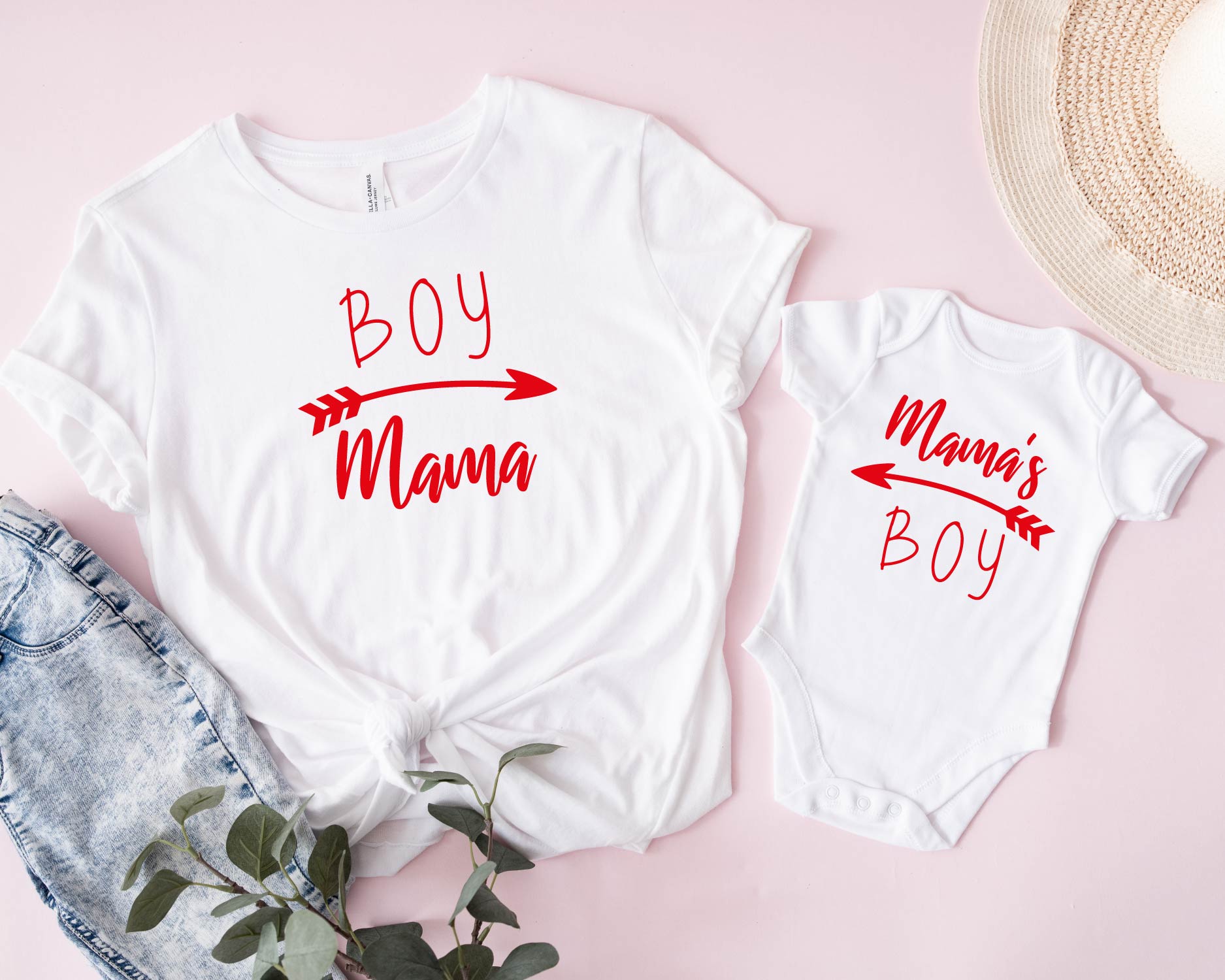 Mama's Boy e Boy Mama Coppia Tshirt e Body - Be Brave Boutique