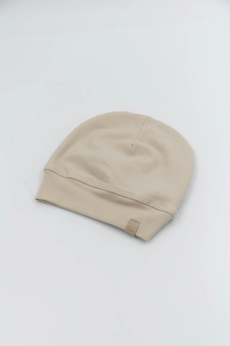 Cappellino con bordo - SAND 10 0/6 MESI - Be Brave Boutique