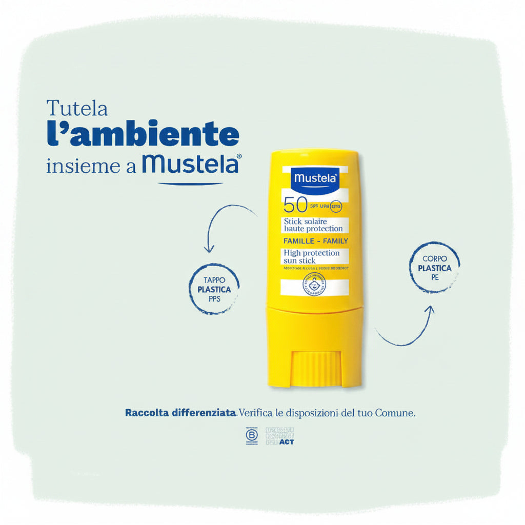 Stick solare protezione alta Mustela - Be Brave Boutique