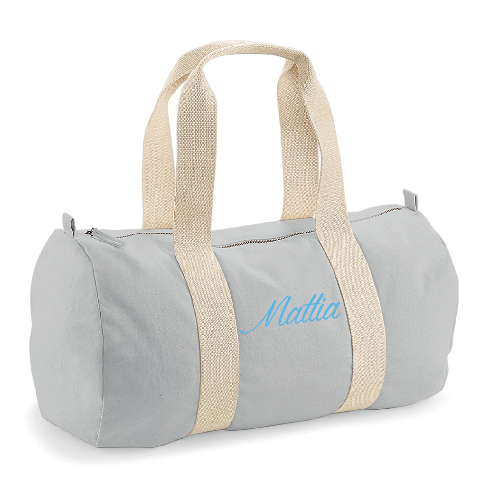 Borsone in cotone canvas personalizzato con nome disponibile in 4 colori - Be Brave Boutique