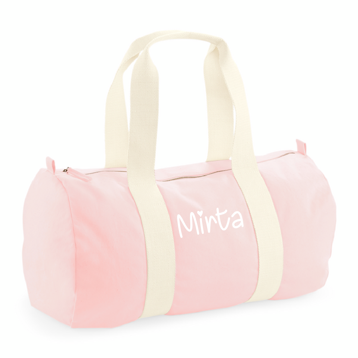 Borsone in cotone canvas personalizzato con nome disponibile in 4 colori - Be Brave Boutique