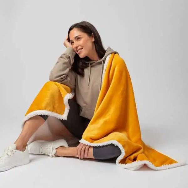 Coperta 130x170 in sherpa personalizzabile con nome