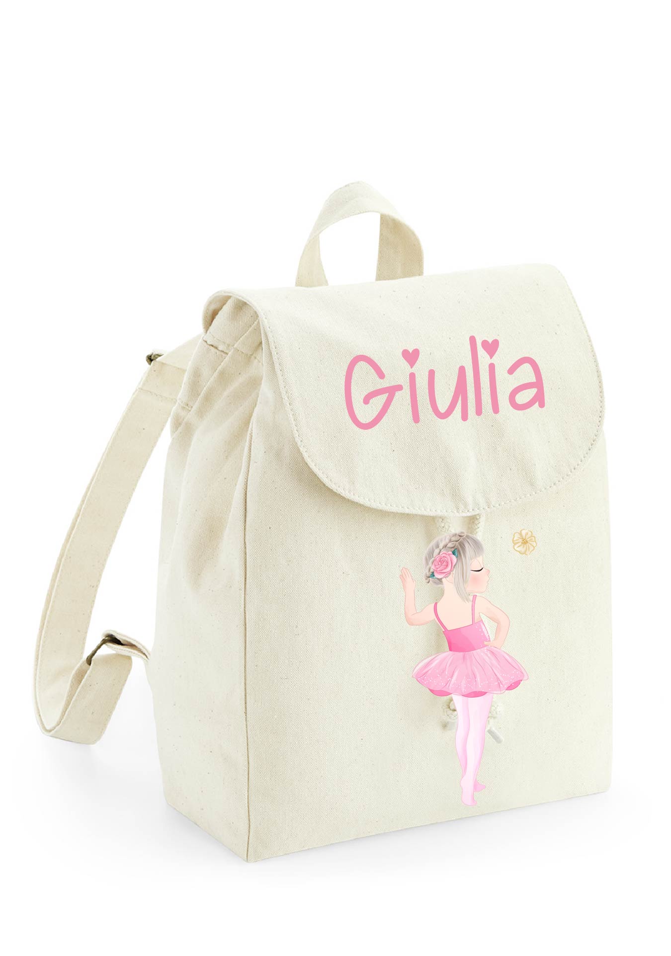 Mini Zaino in cotone Ballerina - Be Brave Boutique