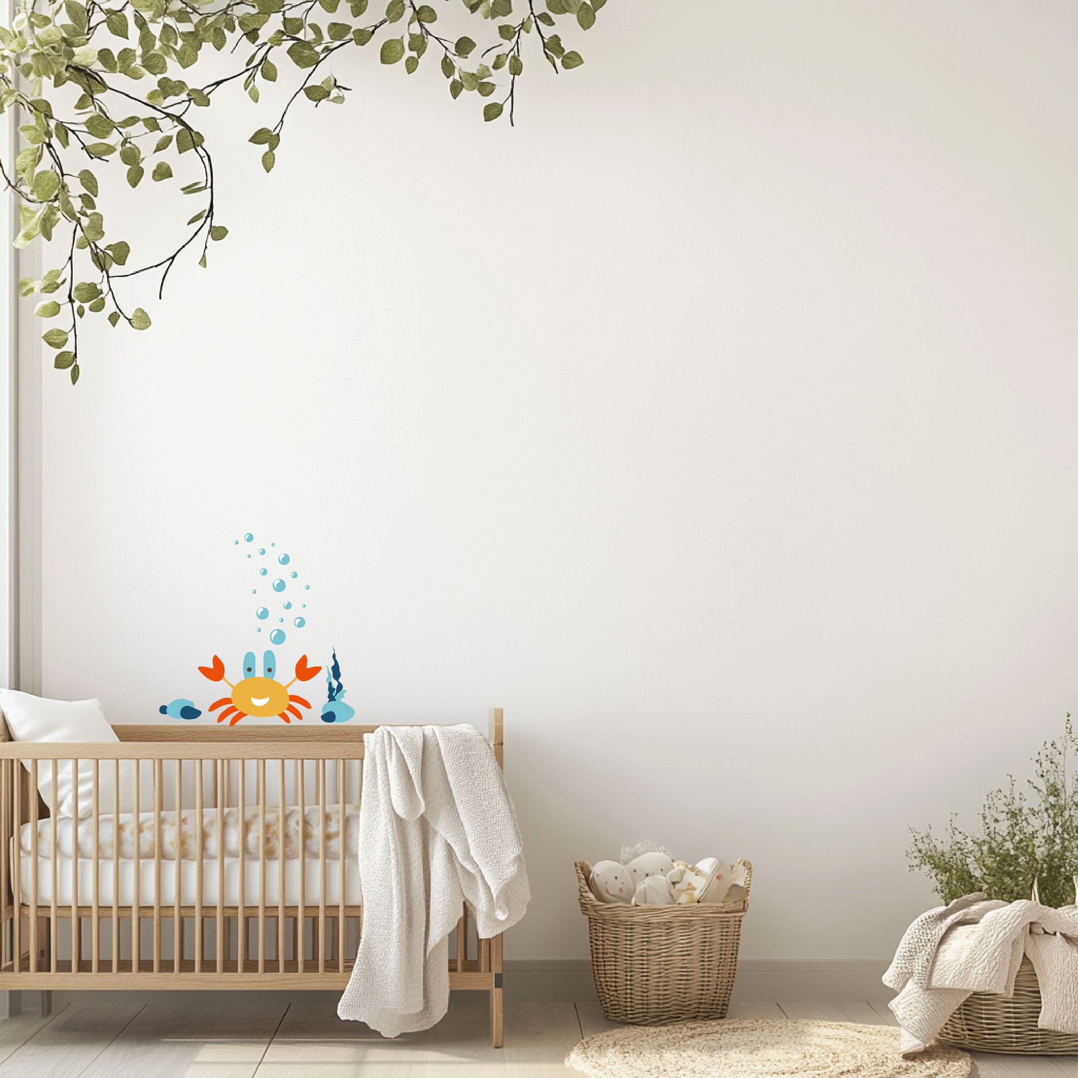 Adesivo murale H30cm Animali Marini - Be Brave Boutique