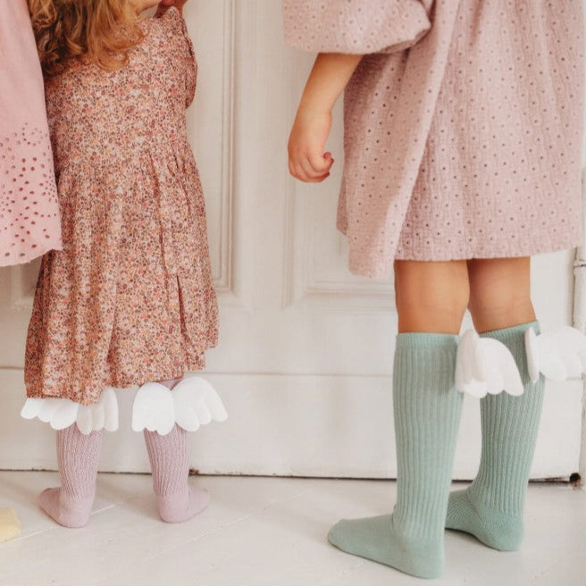 Calze Con Ali Me e mini Me Lavanda matchy-matchy - Be Brave Boutique
