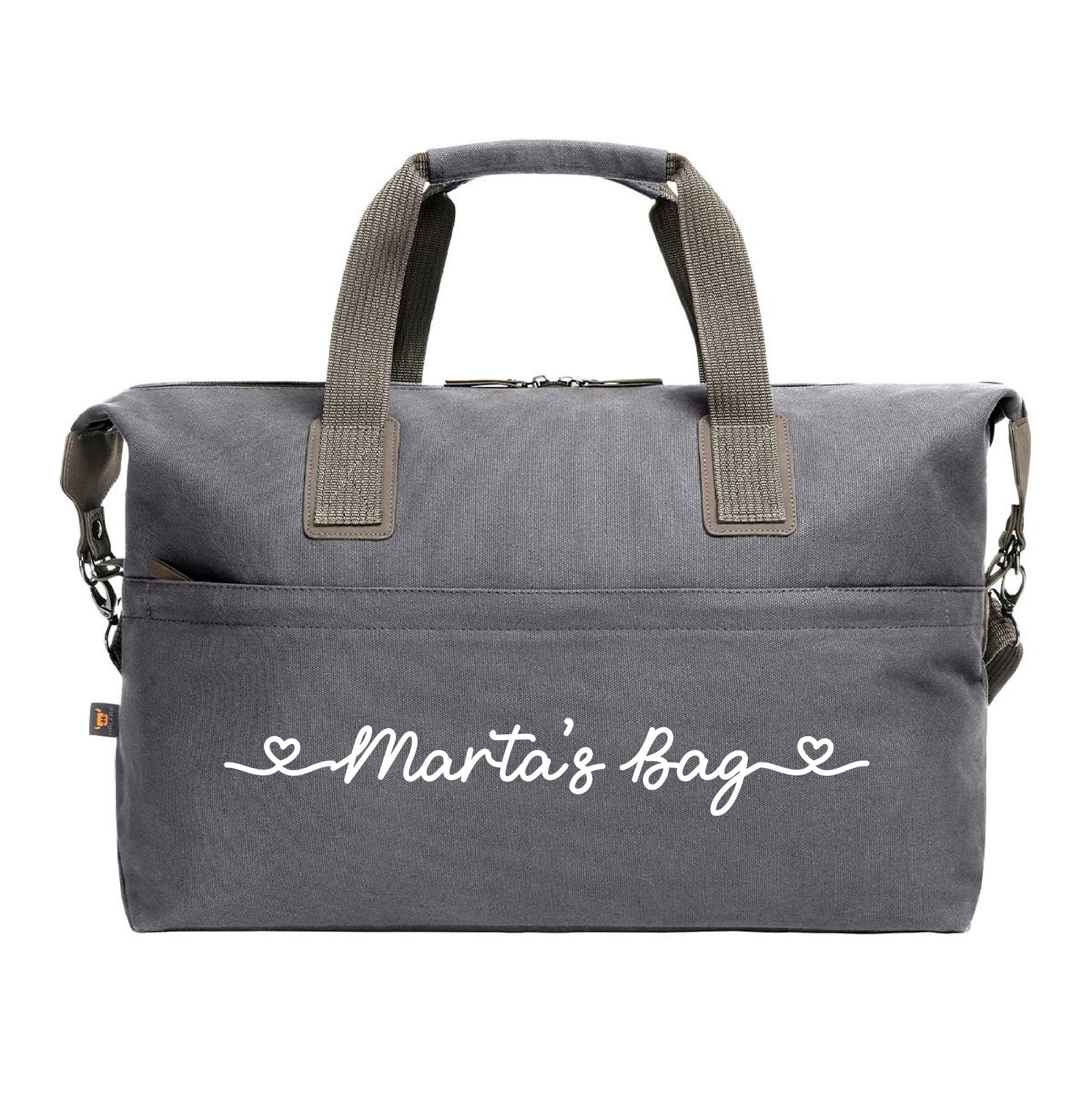 Borsone Medio in cotone personalizzabile con Nome o frase - Be Brave Boutique