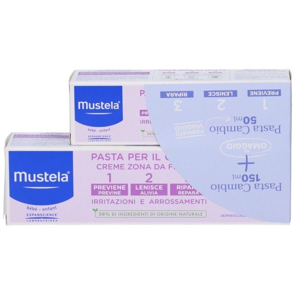 Mustela bipack pasta cambio 150ML + 50 ML - Be Brave Boutique
