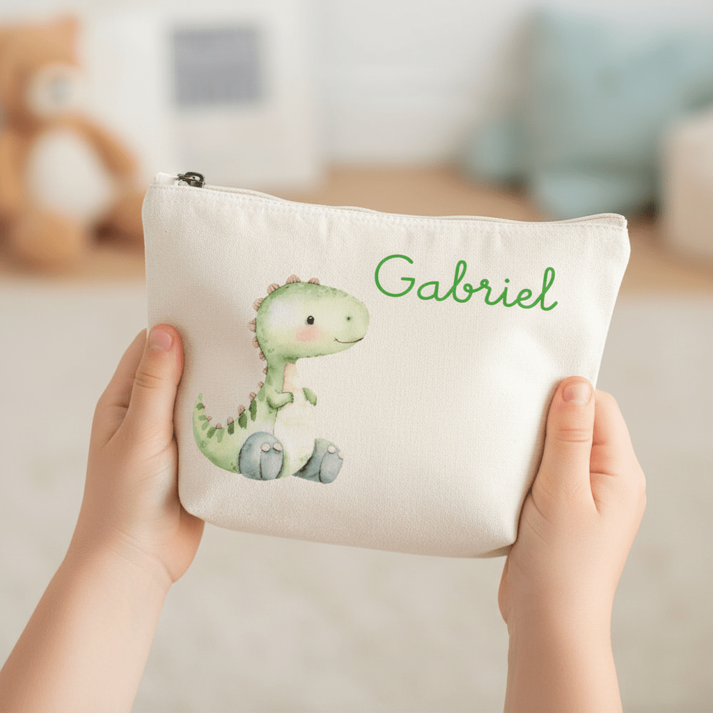 Pochette Neonato Personalizzata con Nome – Beauty Bambino Dinosauro