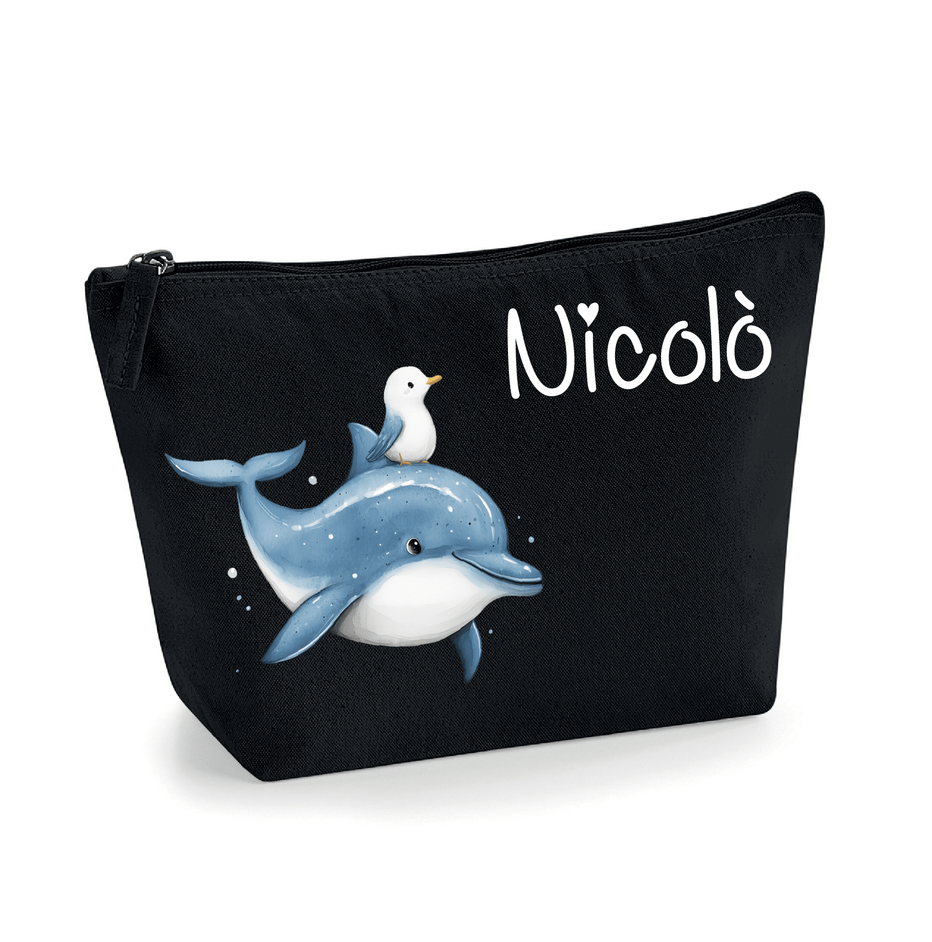 Pochette Neonato Personalizzata con Nome – Beauty Bambino Dolce Delfino