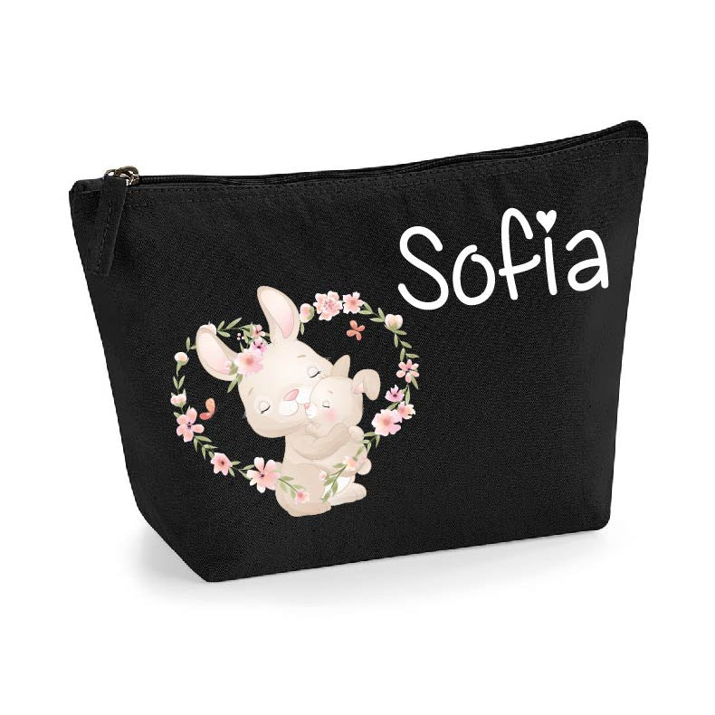 Pochette in cotone organico personalizzabile Dolce Coniglietto - Be Brave Boutique