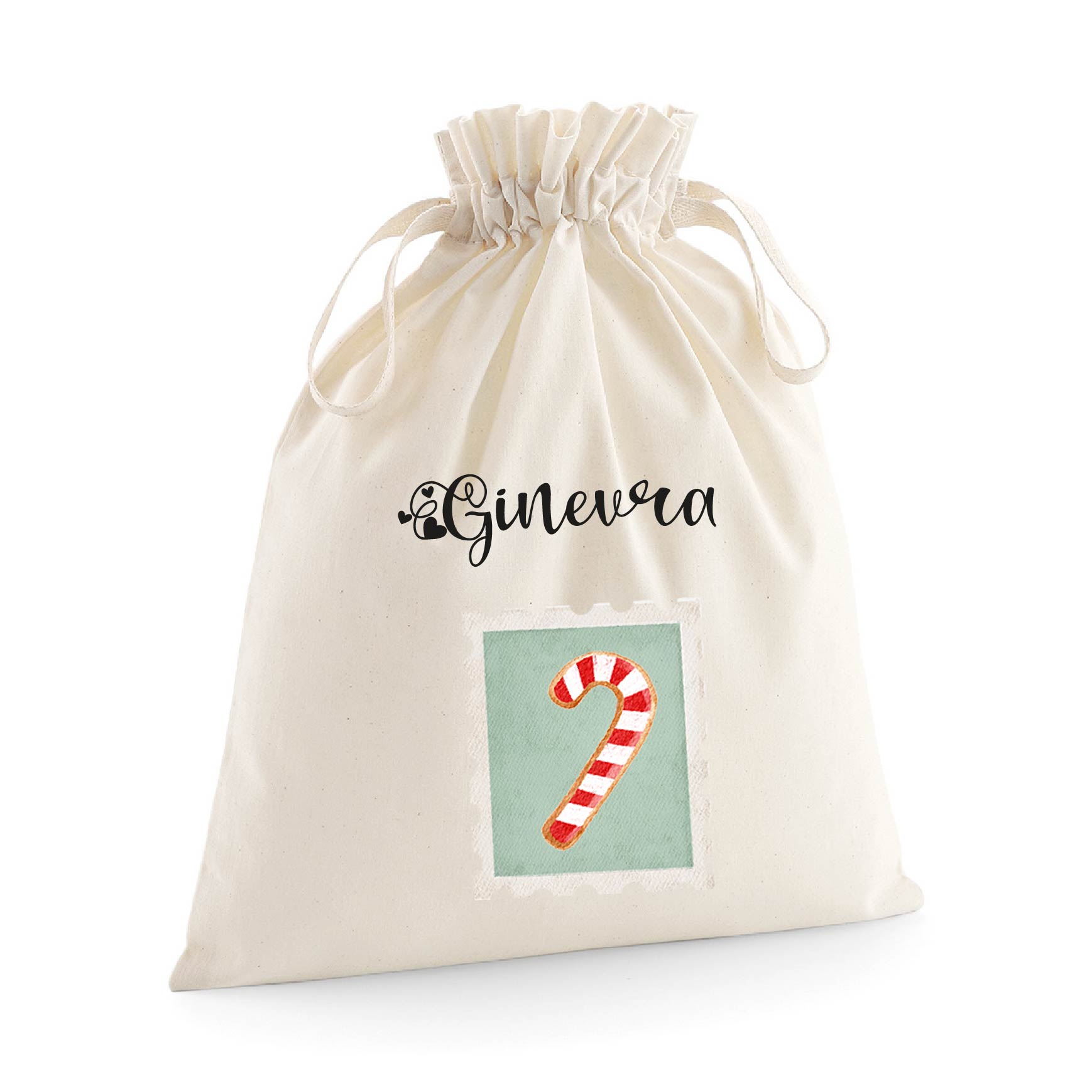 Sacchetto porta regali Natale personalizzato - Be Brave Boutique
