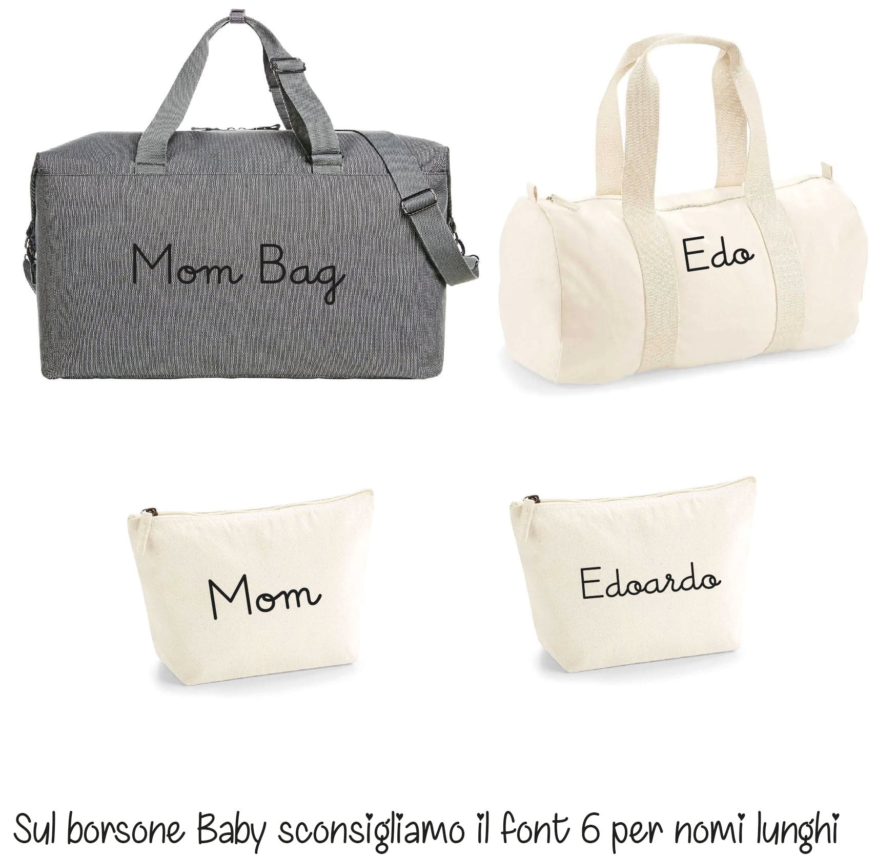 Set per il parto Mamma/Baby personalizzabile - Be Brave Boutique