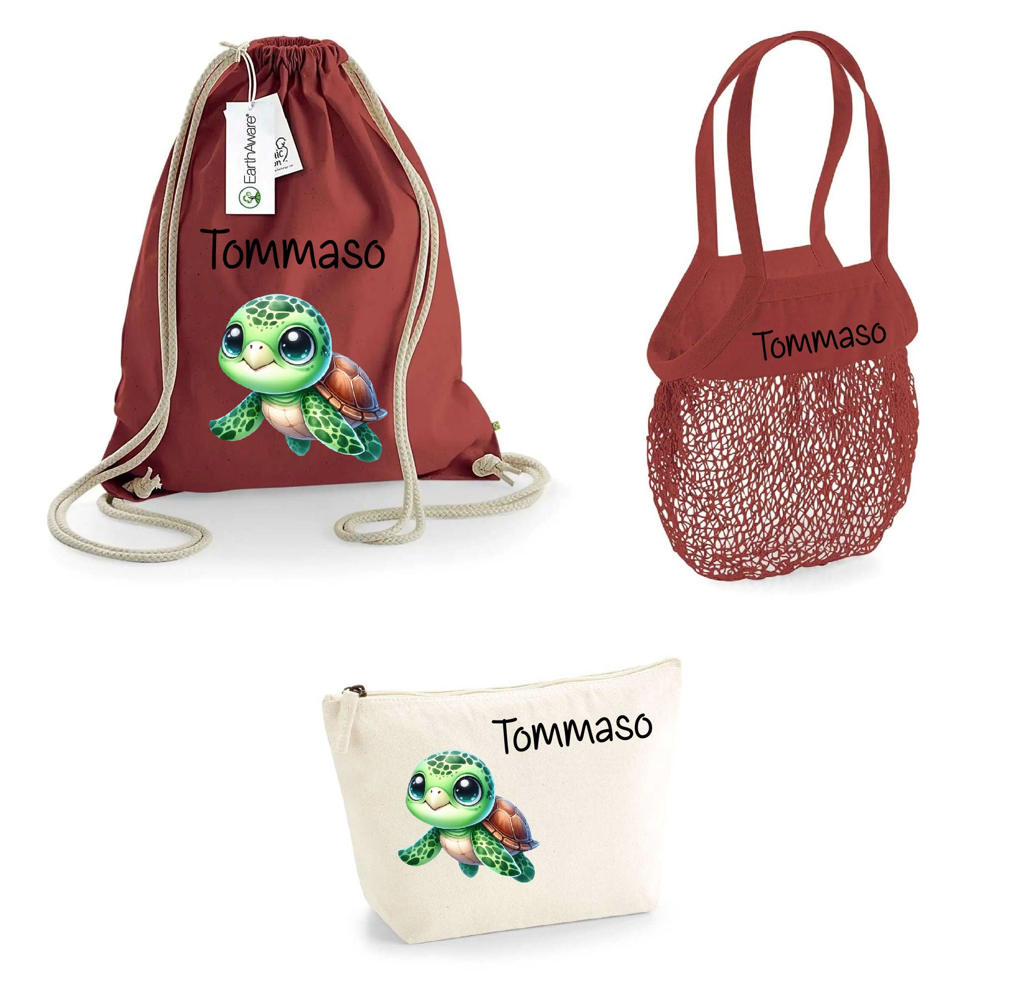 Set spiaggia per Bambini Personalizzabile Tartaruga - Be Brave Boutique