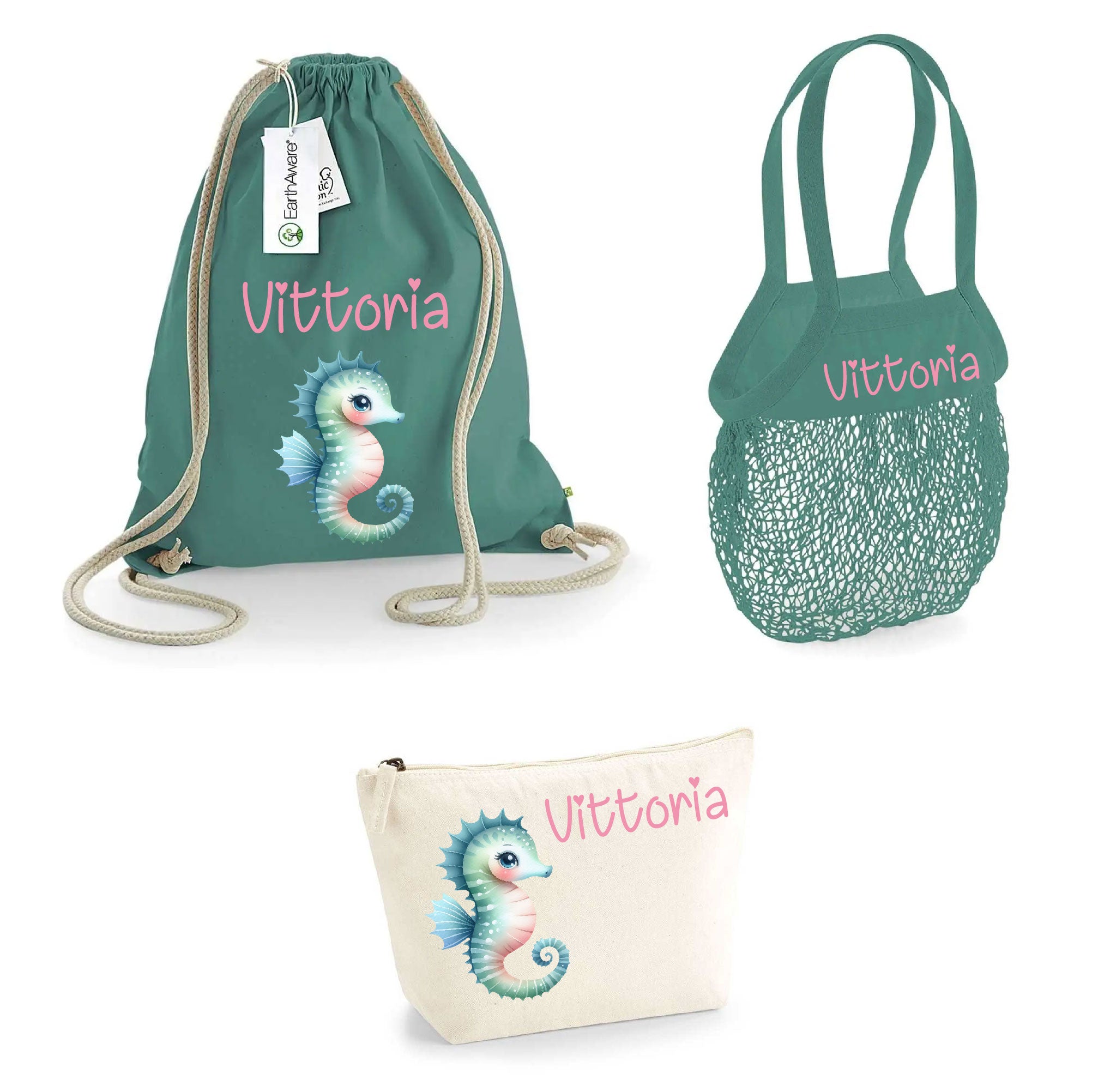 Set spiaggia per Bambini Personalizzabile Cavalluccio - Be Brave Boutique