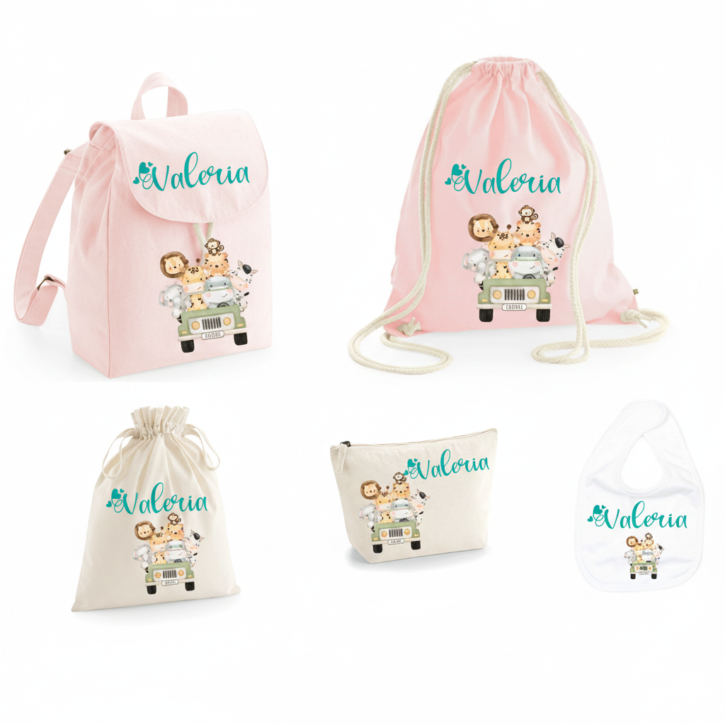SUPER Set asilo Safari Verde - Be Brave Boutique
