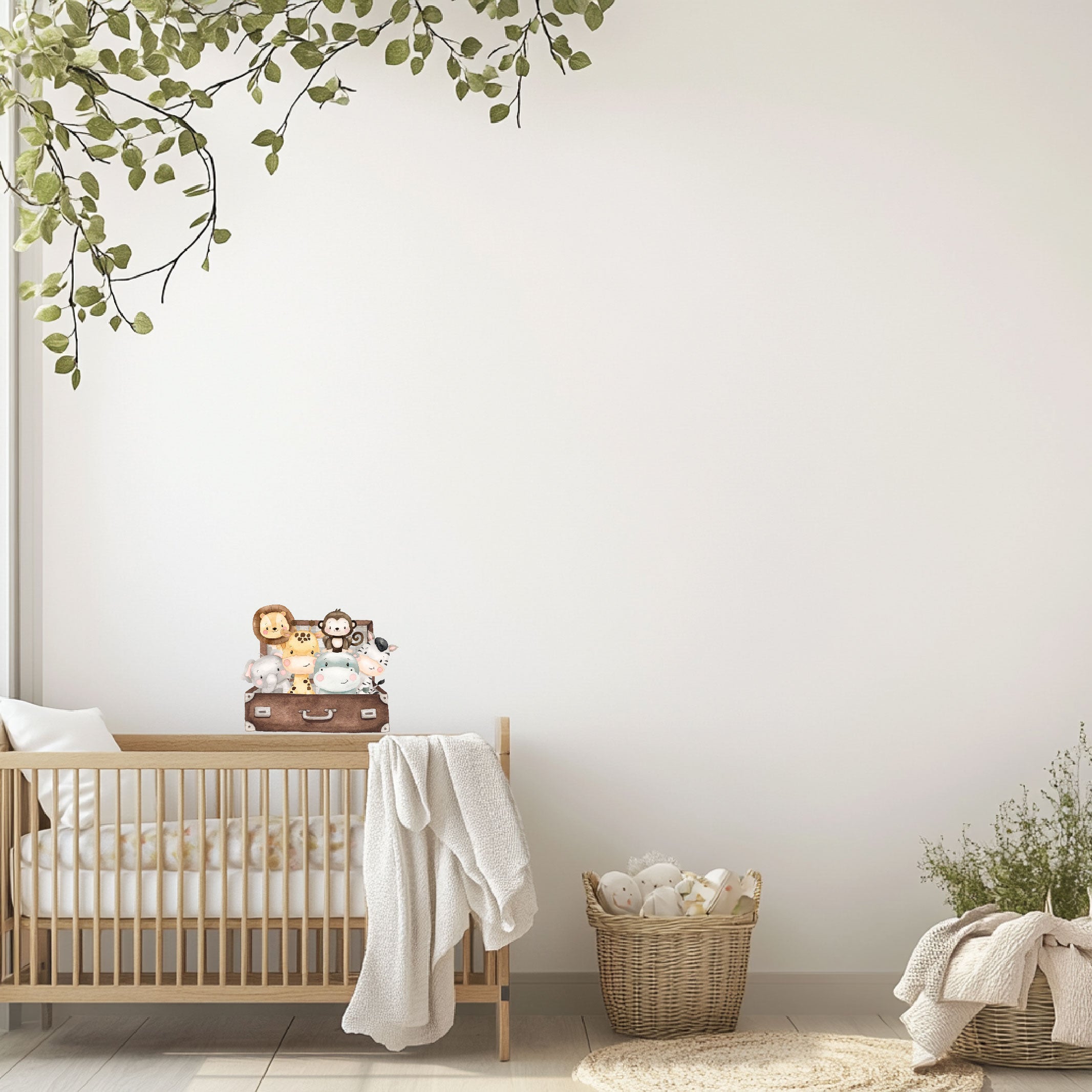 Adesivo murale H30cm Animali Safari - Be Brave Boutique