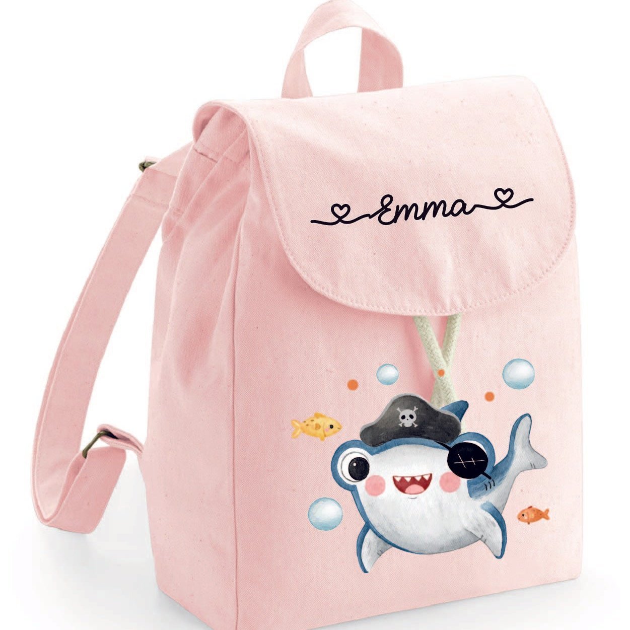 Mini Zaino in cotone Baby Shark - Be Brave Boutique