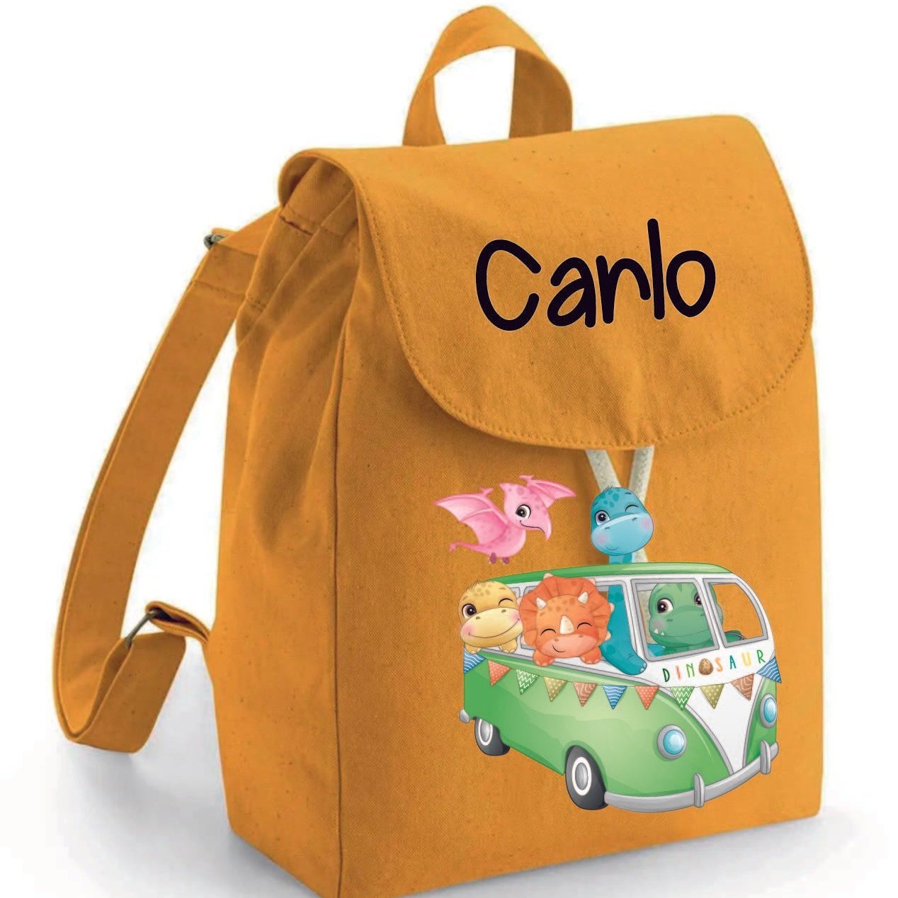 Mini Zaino in cotone Cute Dino - Be Brave Boutique