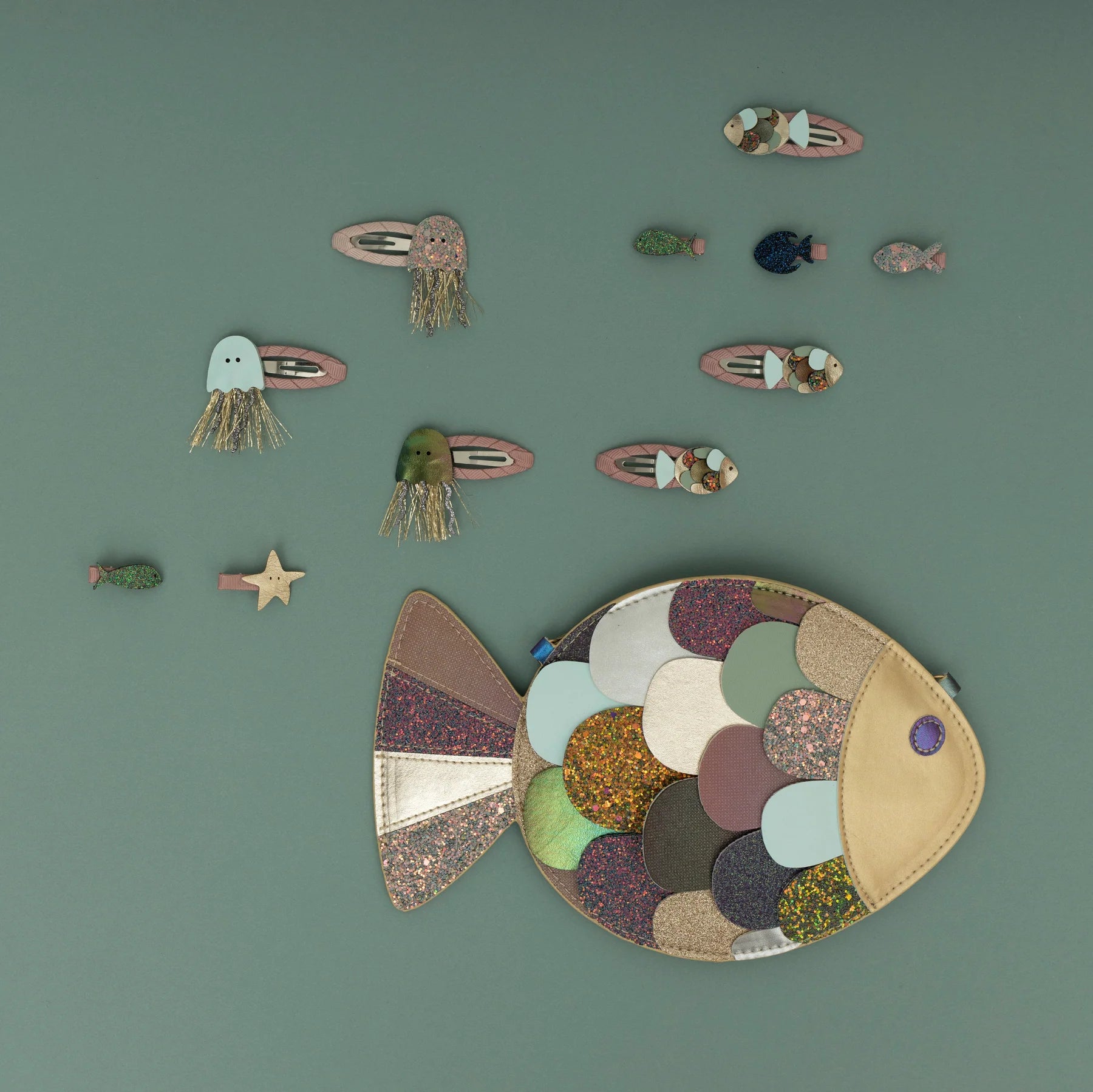 Mini clip per capelli Pesciolini - Be Brave Boutique