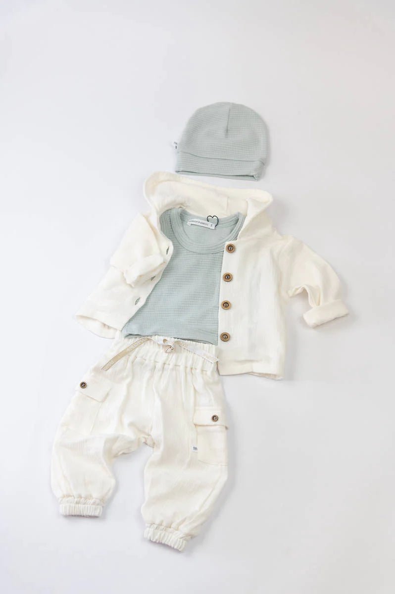 Pantalone con tasche laterali - Bianco 61 - Be Brave Boutique