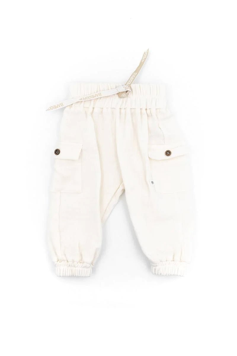 Pantalone con tasche laterali - Bianco 61 - Be Brave Boutique