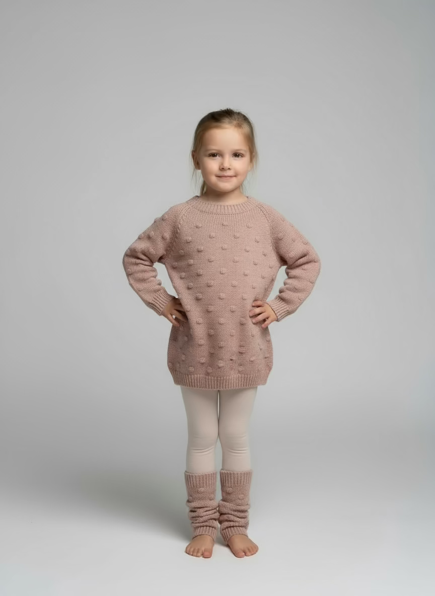 Maxi Pull con scalda muscoli in cotone LI&ME - Be Brave Boutique