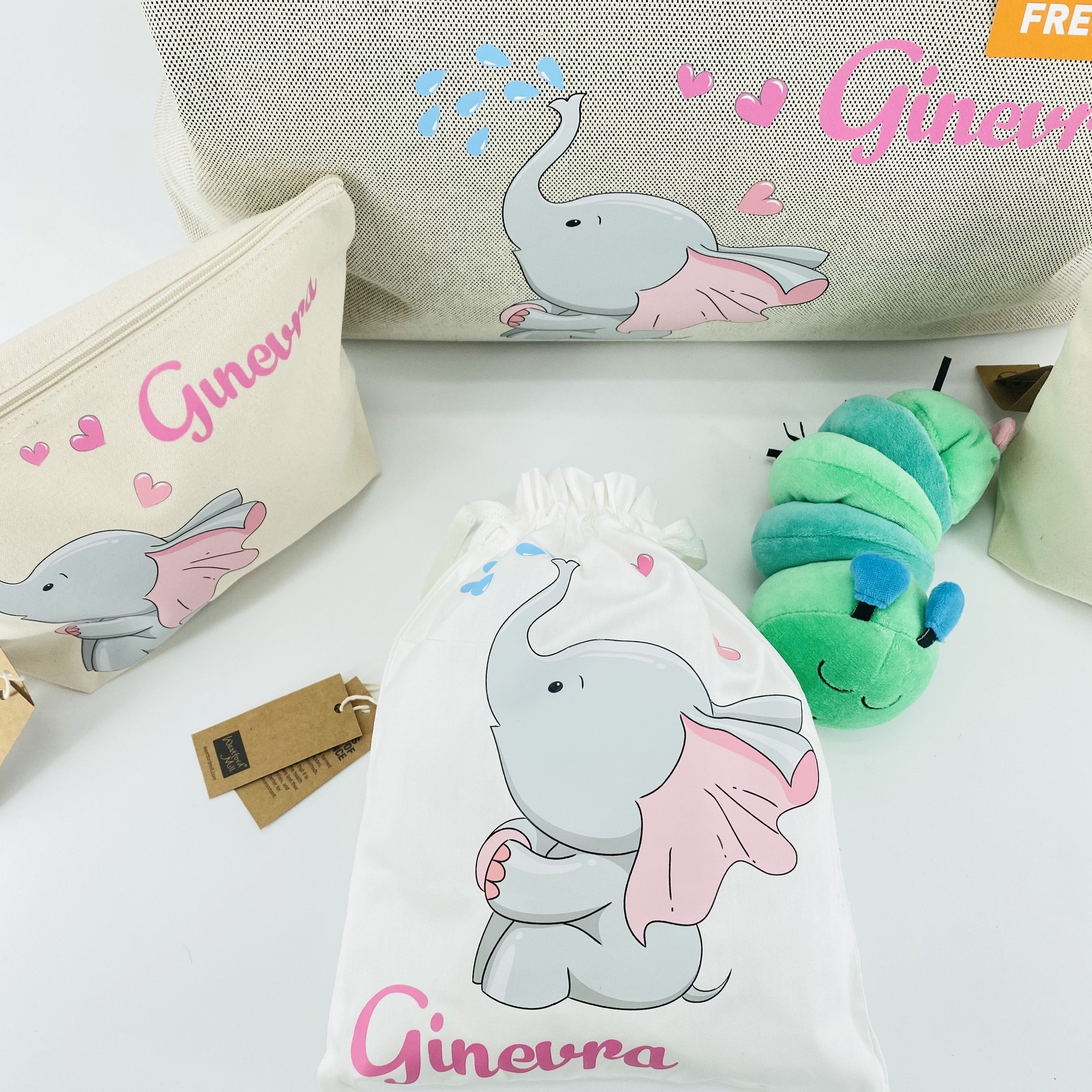 PROMO APRILE! 1 Borsone, 2 pochette MEDIE O LARGE e 3 sacchi in cotone organico ABBINATI E PERSONALIZZATI OMAGGIO! - Be Brave Boutique