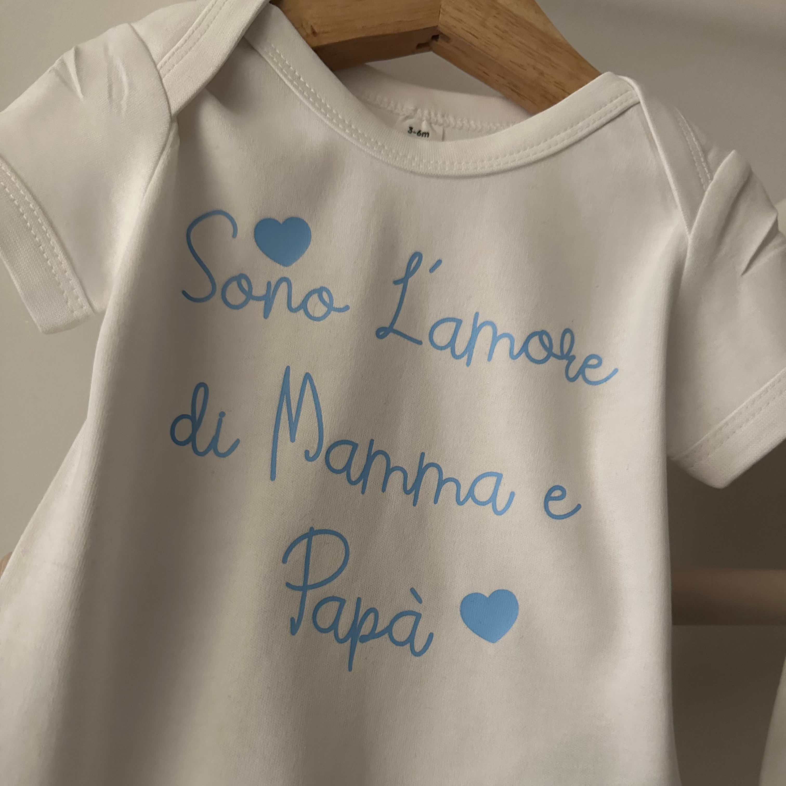 Body sono l'amore di Mamma e Papà idea regalo nascita - Be Brave Boutique